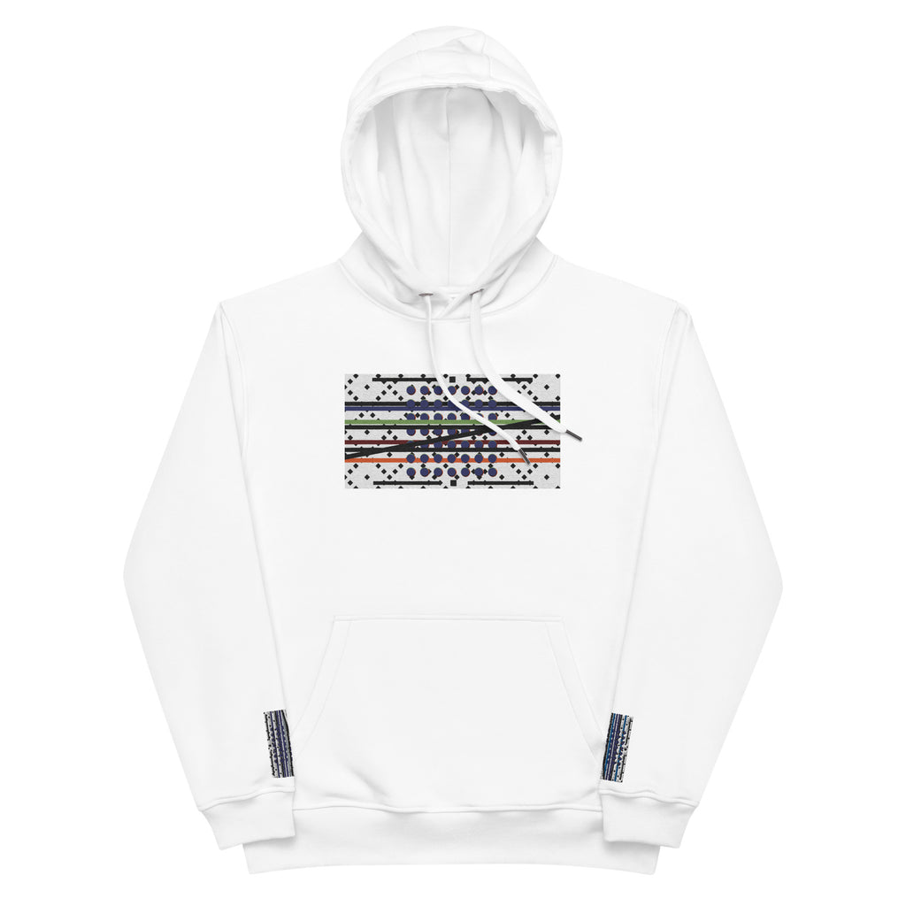 Abstract Free Electron Premium eco hoodie