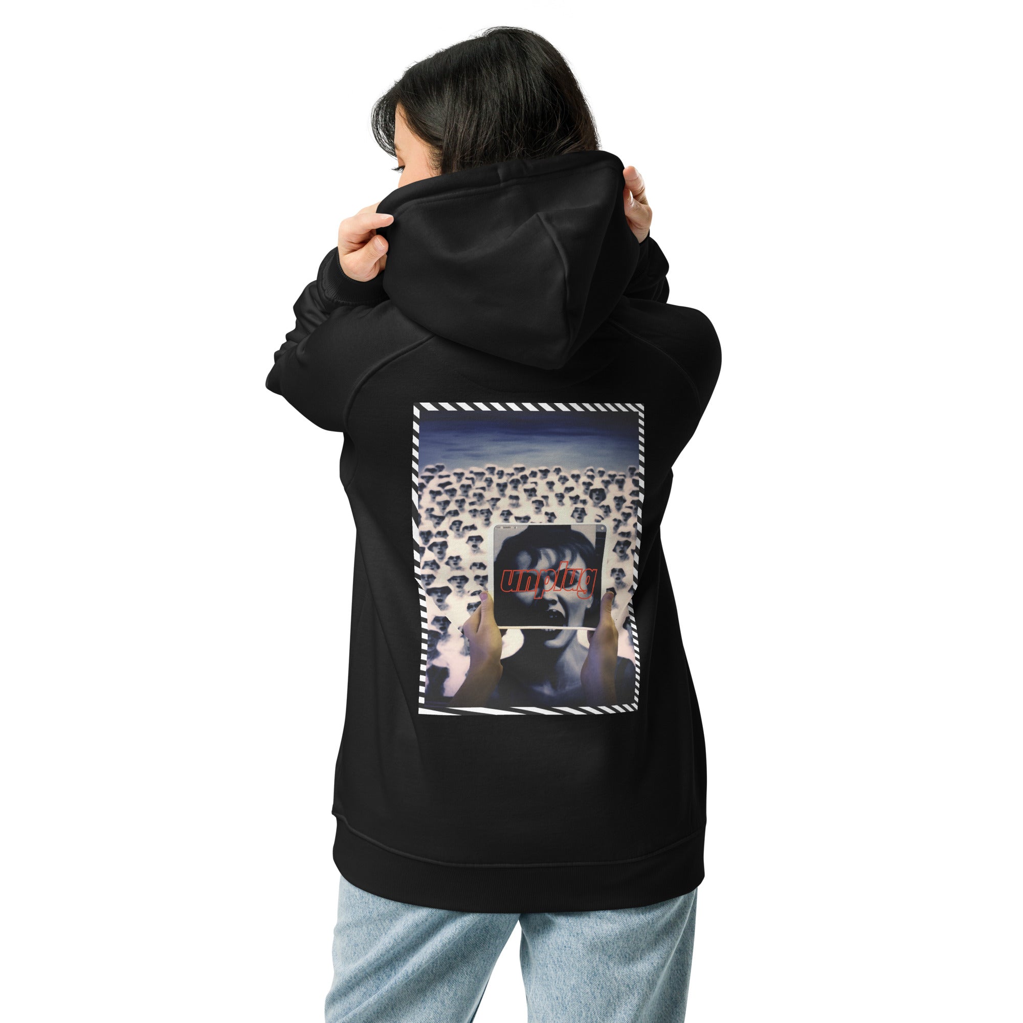 Screaming Nonconformity Unisex eco raglan hoodie