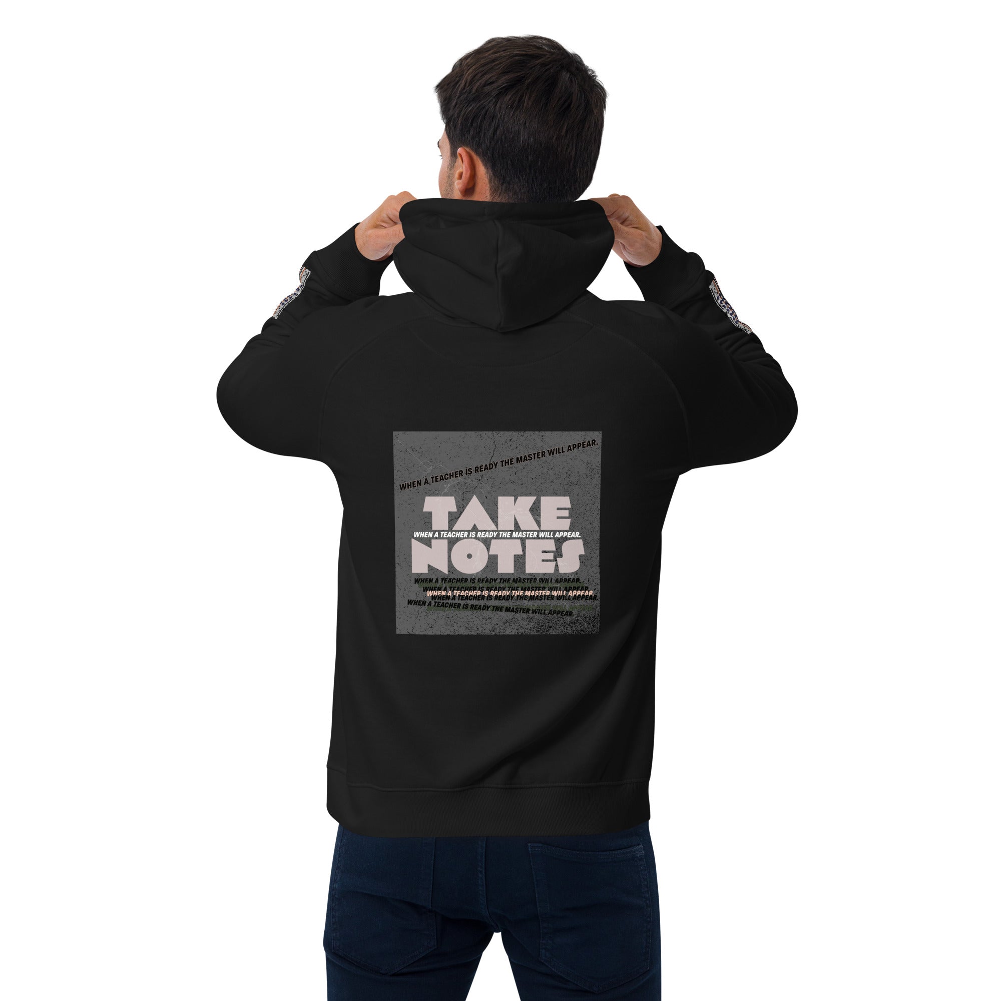 Take Notes #1 Unisex eco raglan hoodie