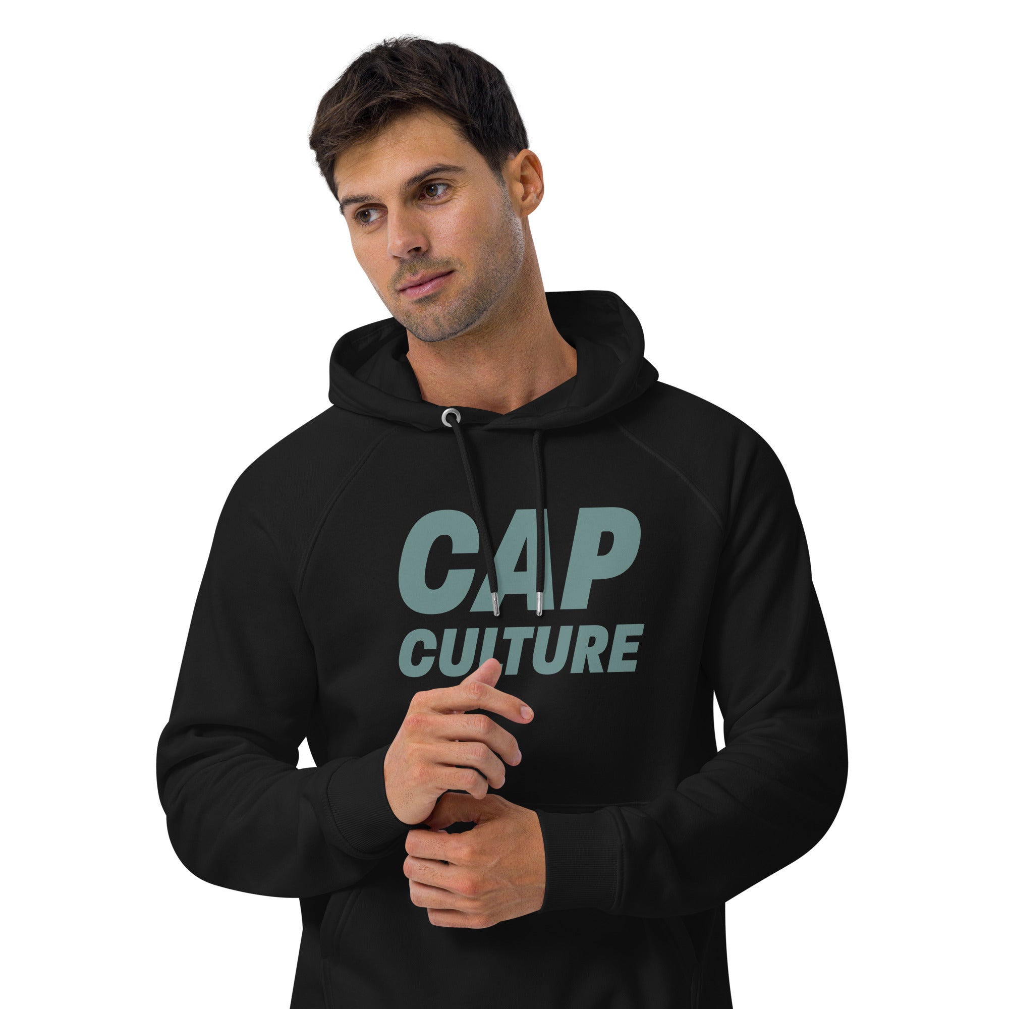 Cap Culture Crispy Unisex eco raglan hoodie