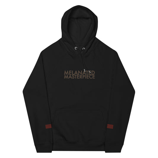 Melanated Masterpiece (Chocolates) Unisex eco raglan hoodie