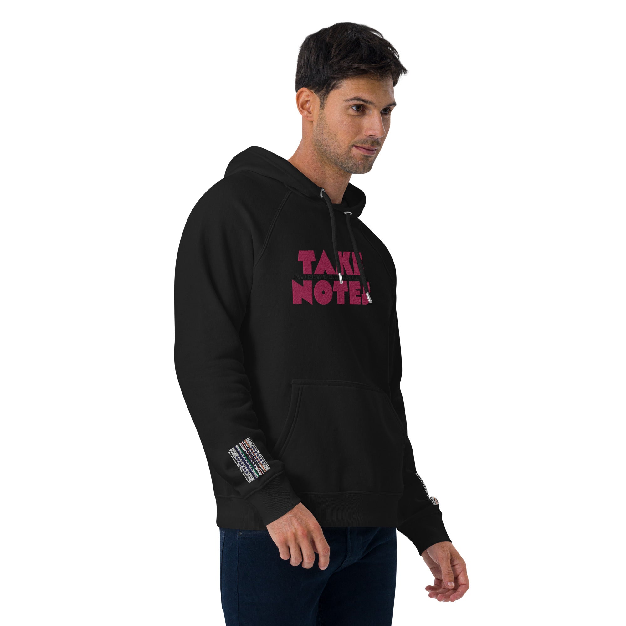 Take Notes #1 Unisex eco raglan hoodie