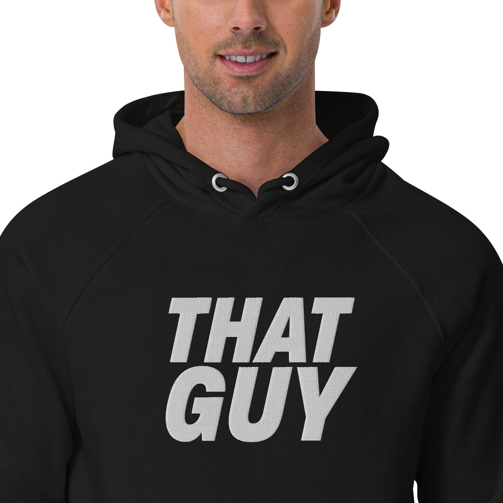 That Guy Unisex eco raglan hoodie