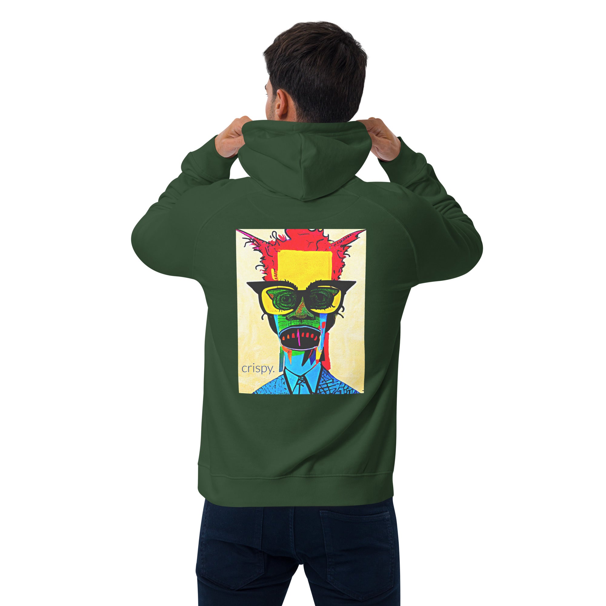 Culture Cap Crispy Unisex eco raglan hoodie