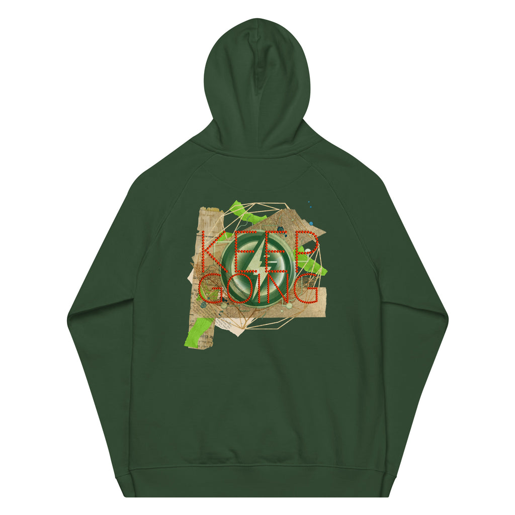 Dominate Everything Unisex eco raglan hoodie
