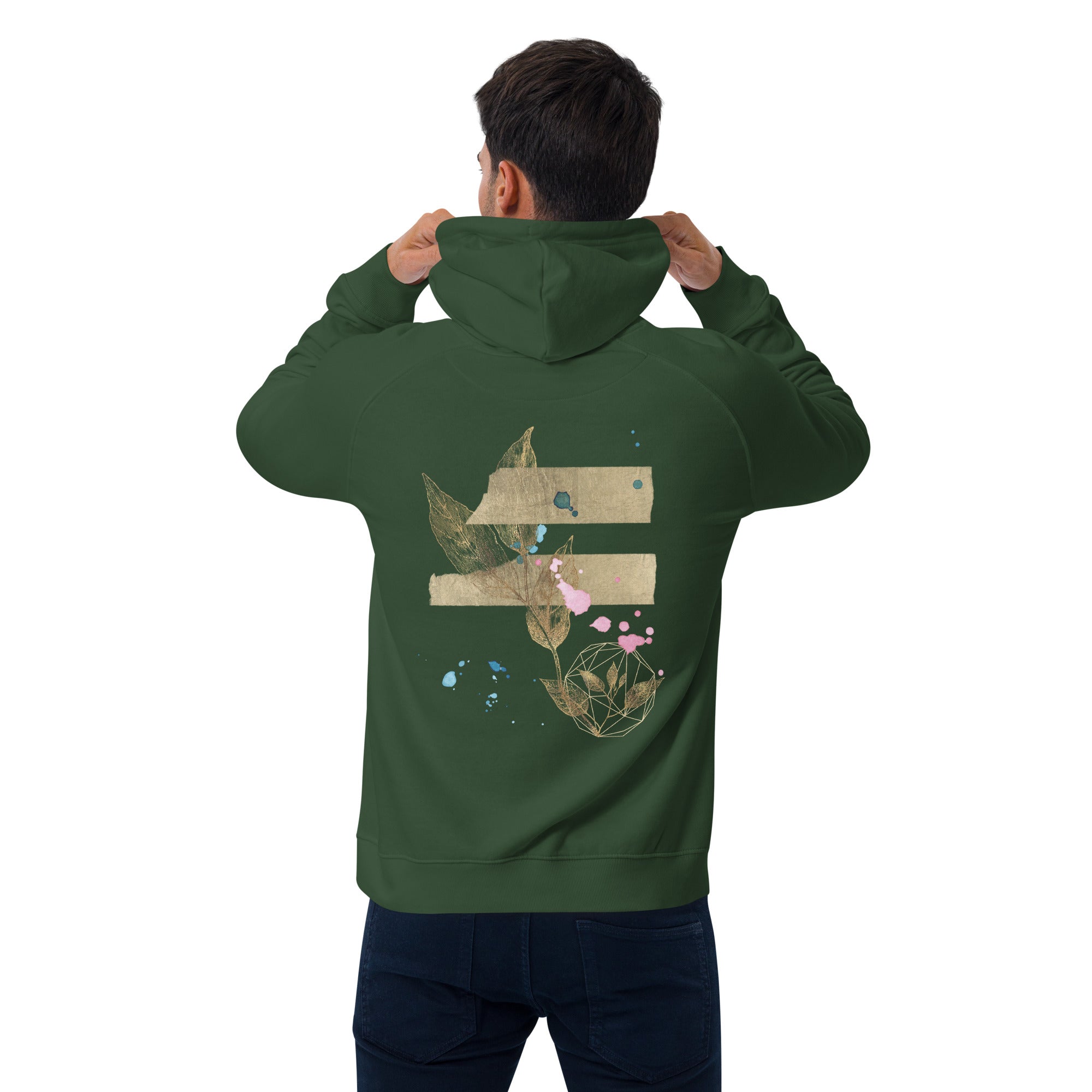 Bing Bang Boom POW! Unisex eco raglan hoodie