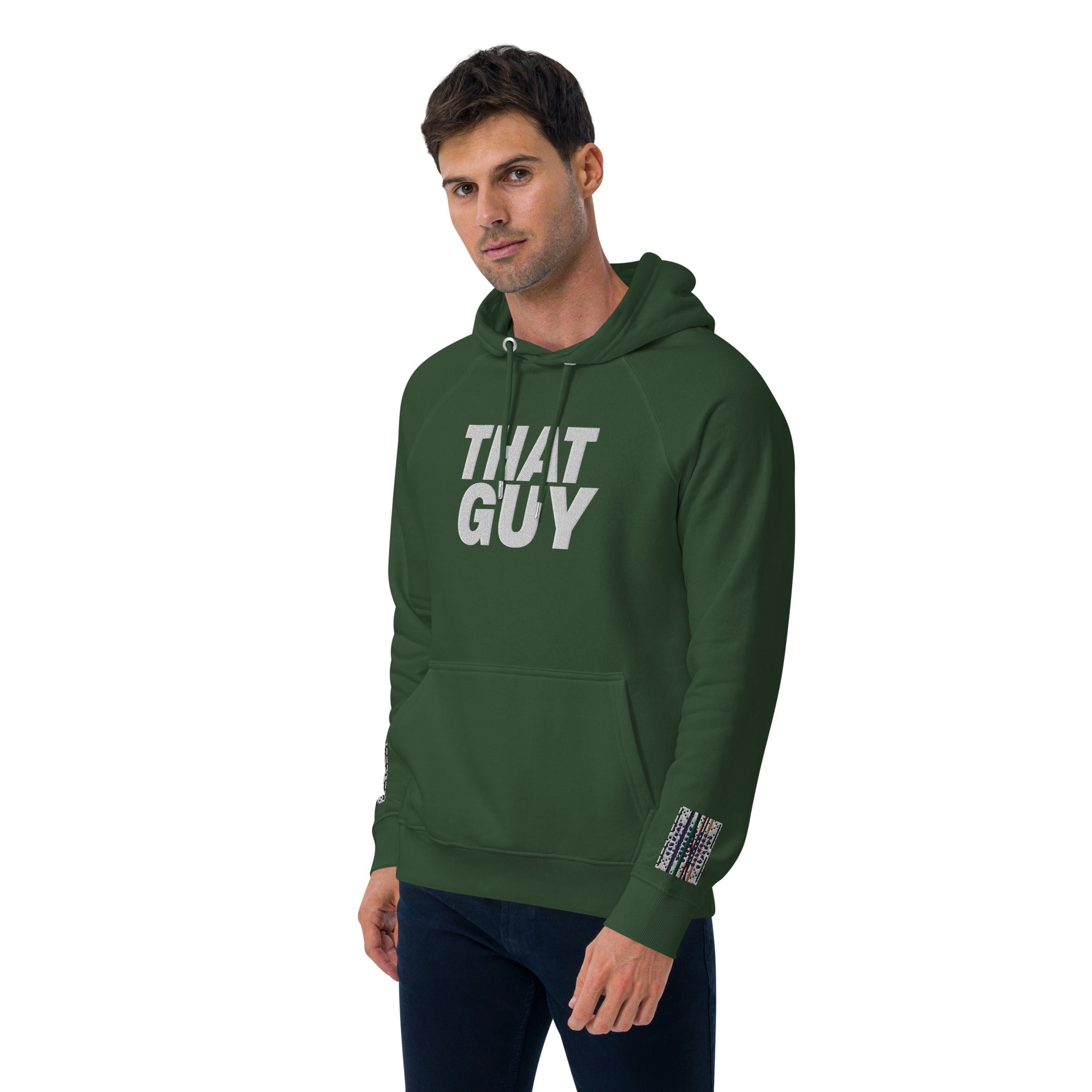 That Guy Unisex eco raglan hoodie