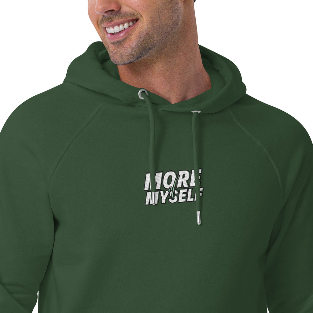 More of Myself 1 Unisex eco raglan hoodie