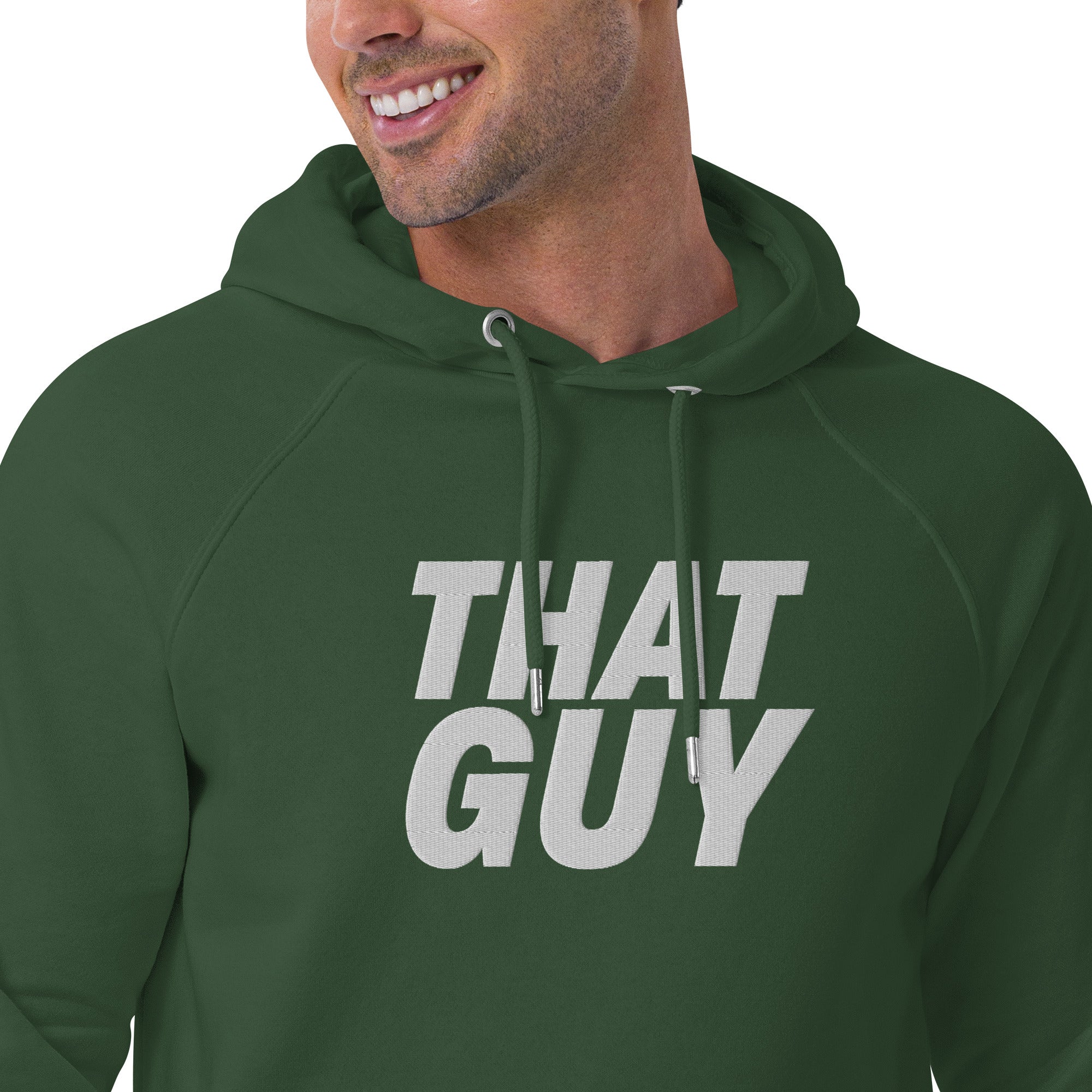 That Guy Unisex eco raglan hoodie