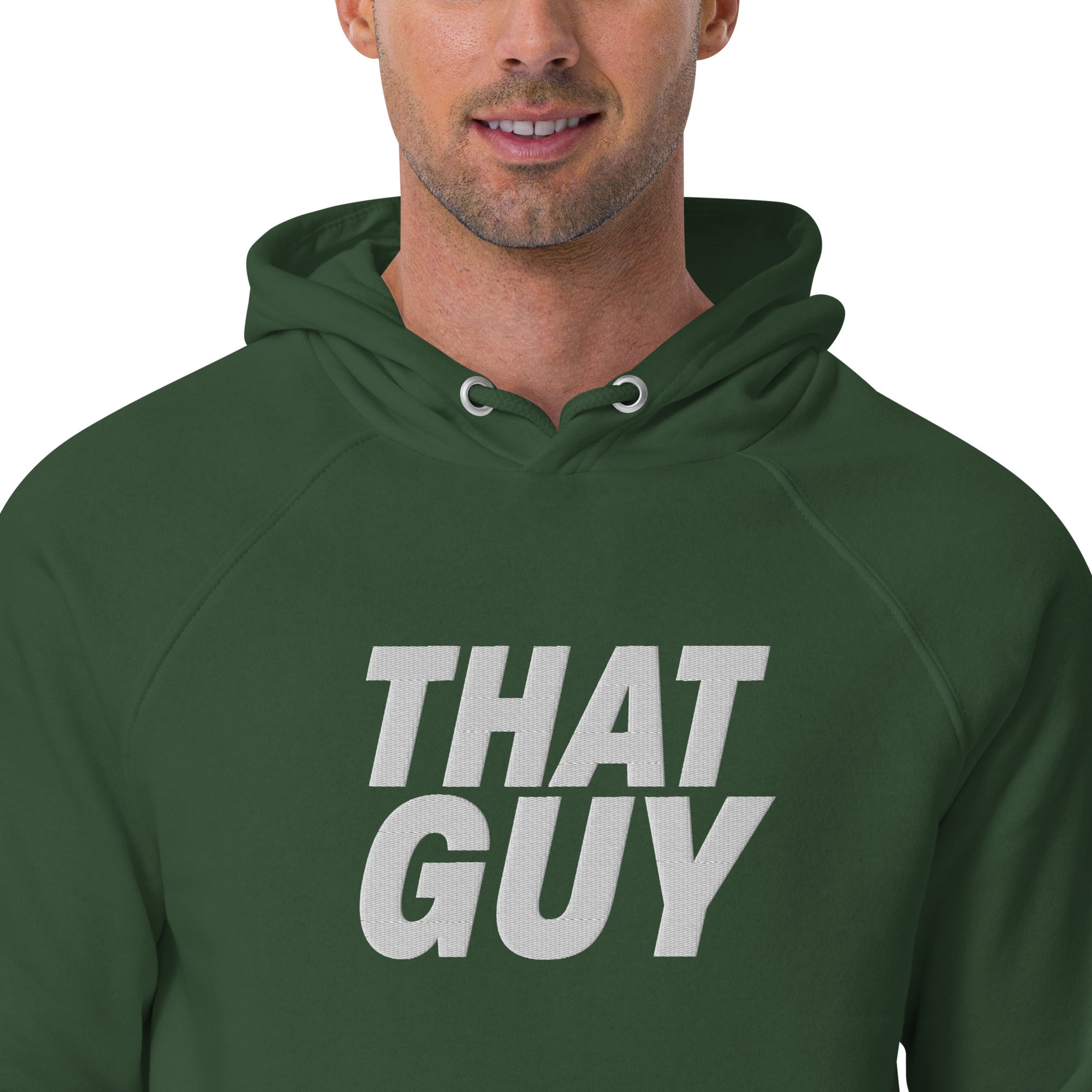 That Guy Unisex eco raglan hoodie