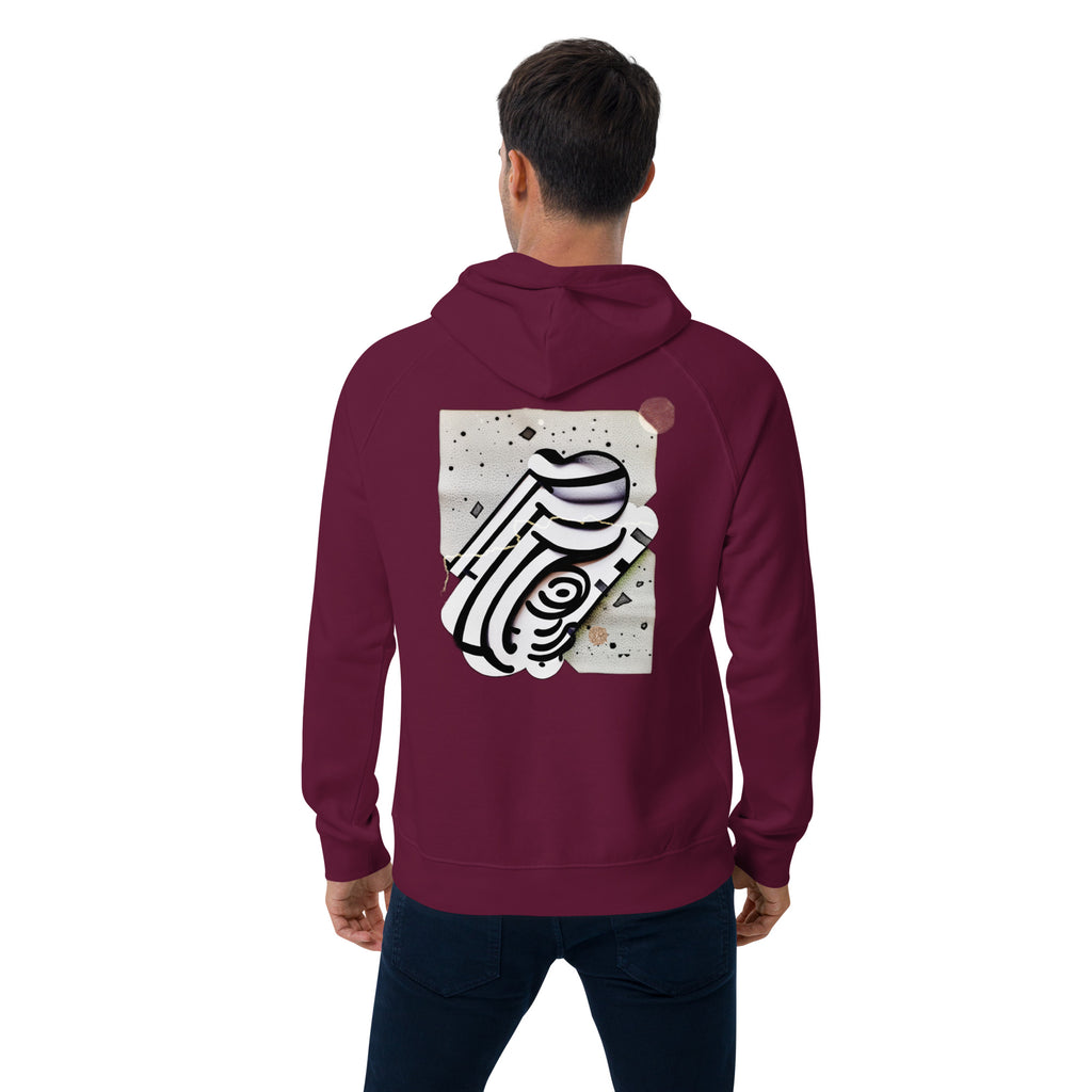 More of Myself 1 Unisex eco raglan hoodie
