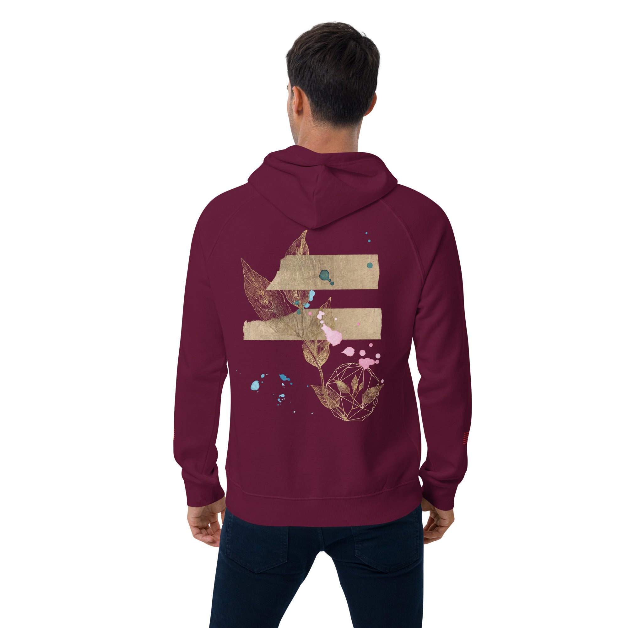 Bing Bang Boom POW! Unisex eco raglan hoodie