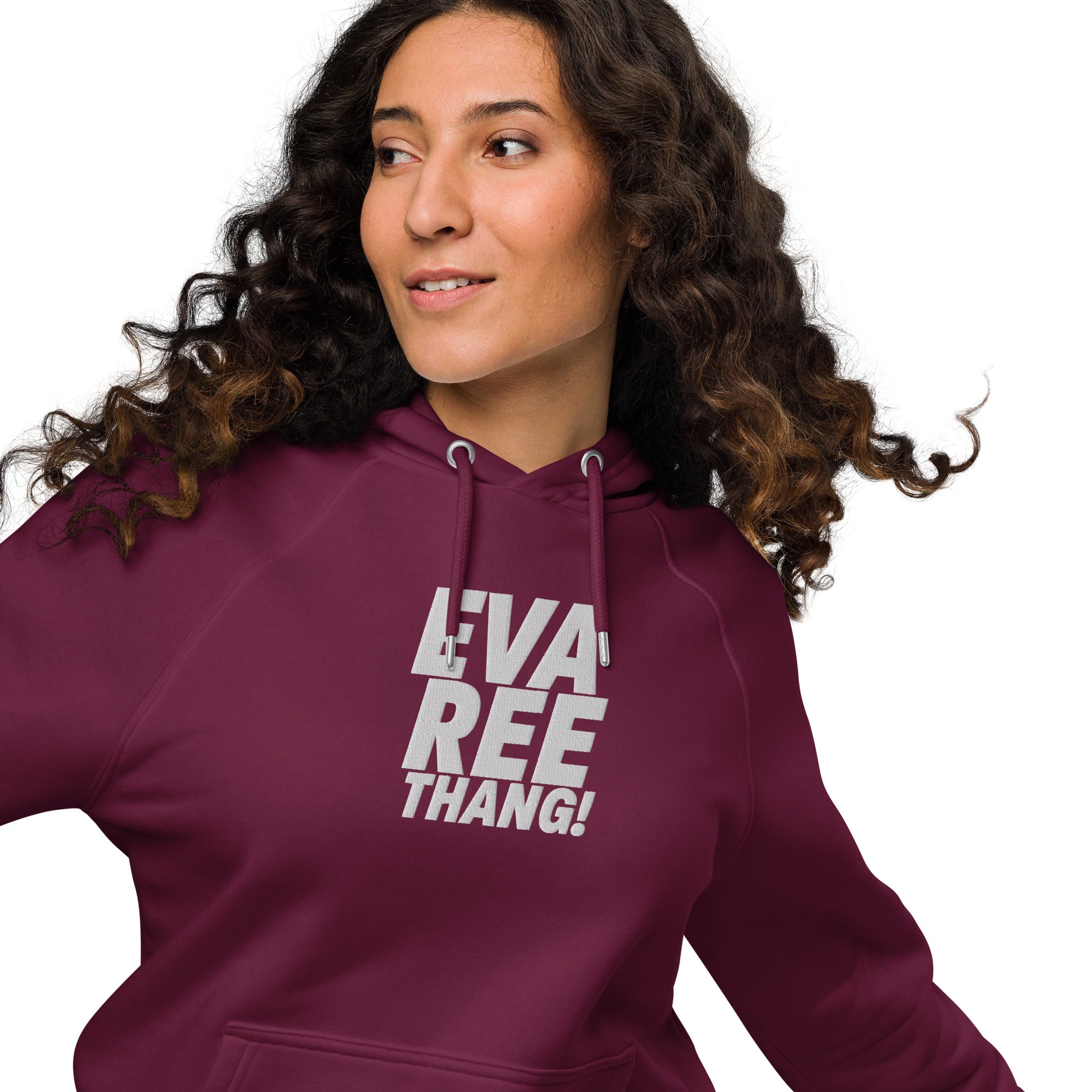 Eva-Ree-Thang Unisex eco raglan hoodie