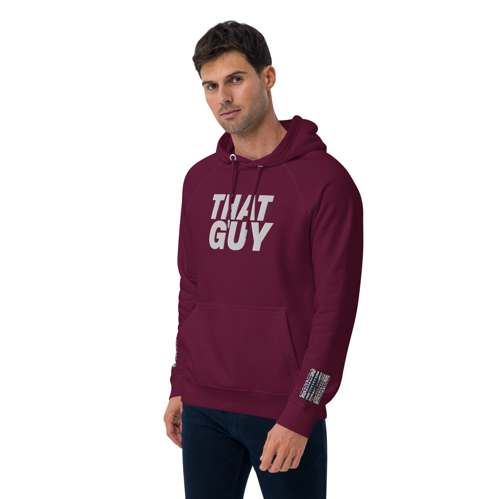 That Guy Unisex eco raglan hoodie