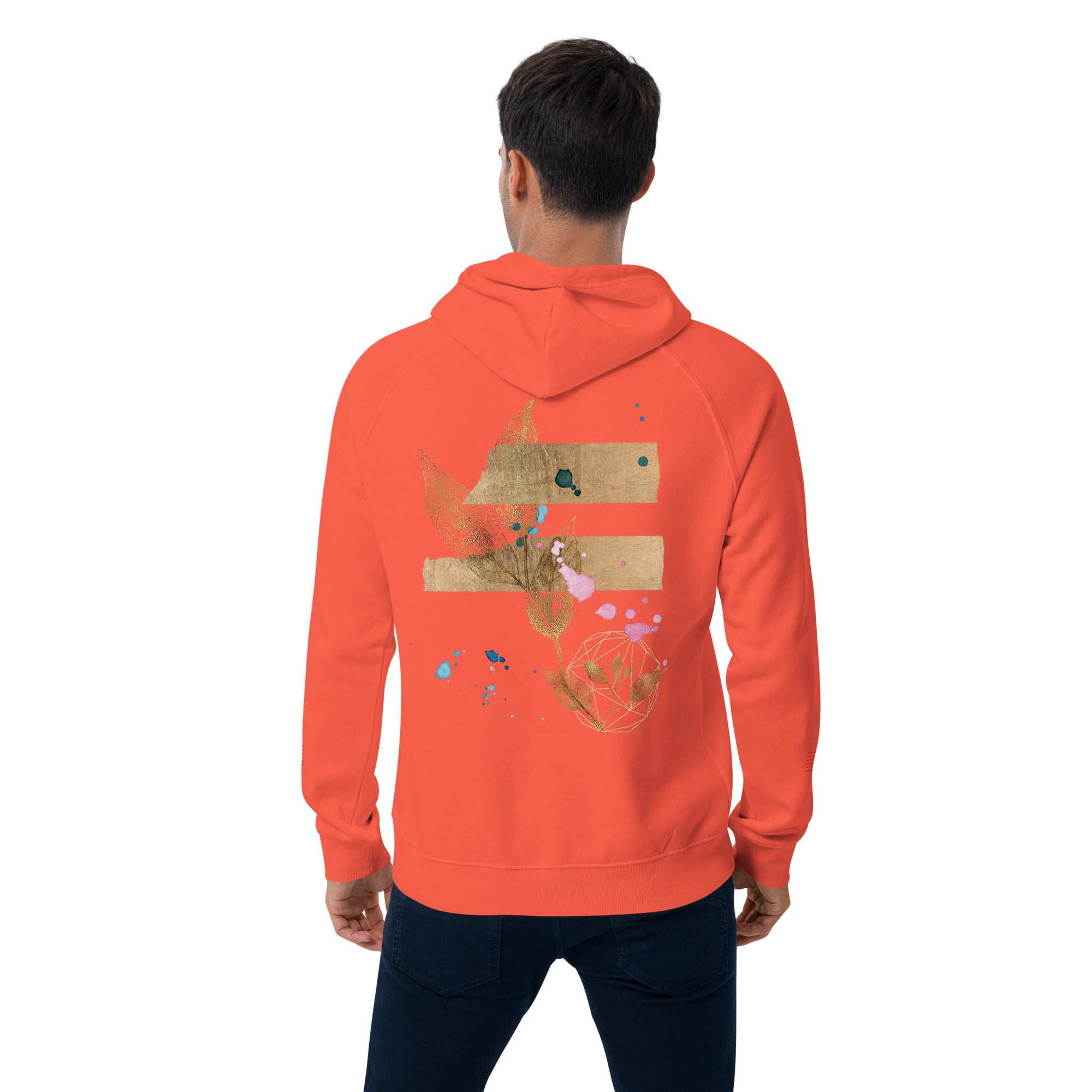 Bing Bang Boom POW! Unisex eco raglan hoodie