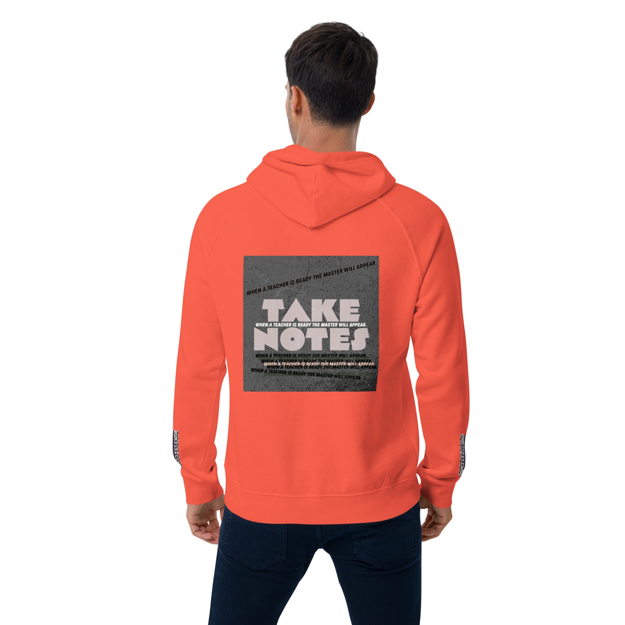 Take Notes #1 Unisex eco raglan hoodie