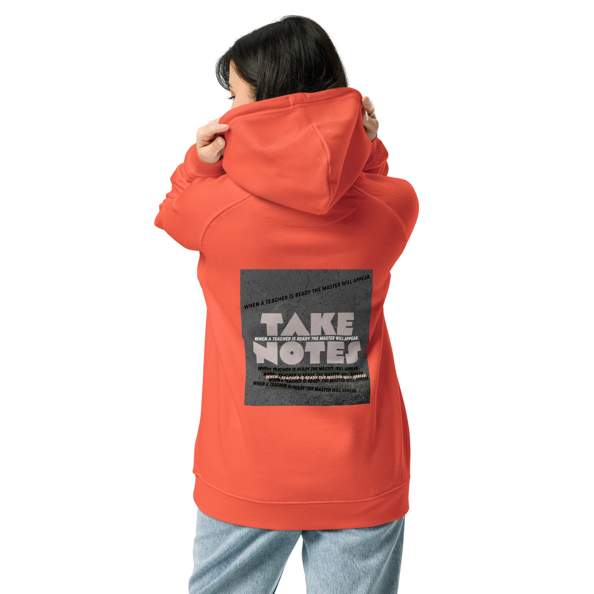 Take Notes #1 Unisex eco raglan hoodie