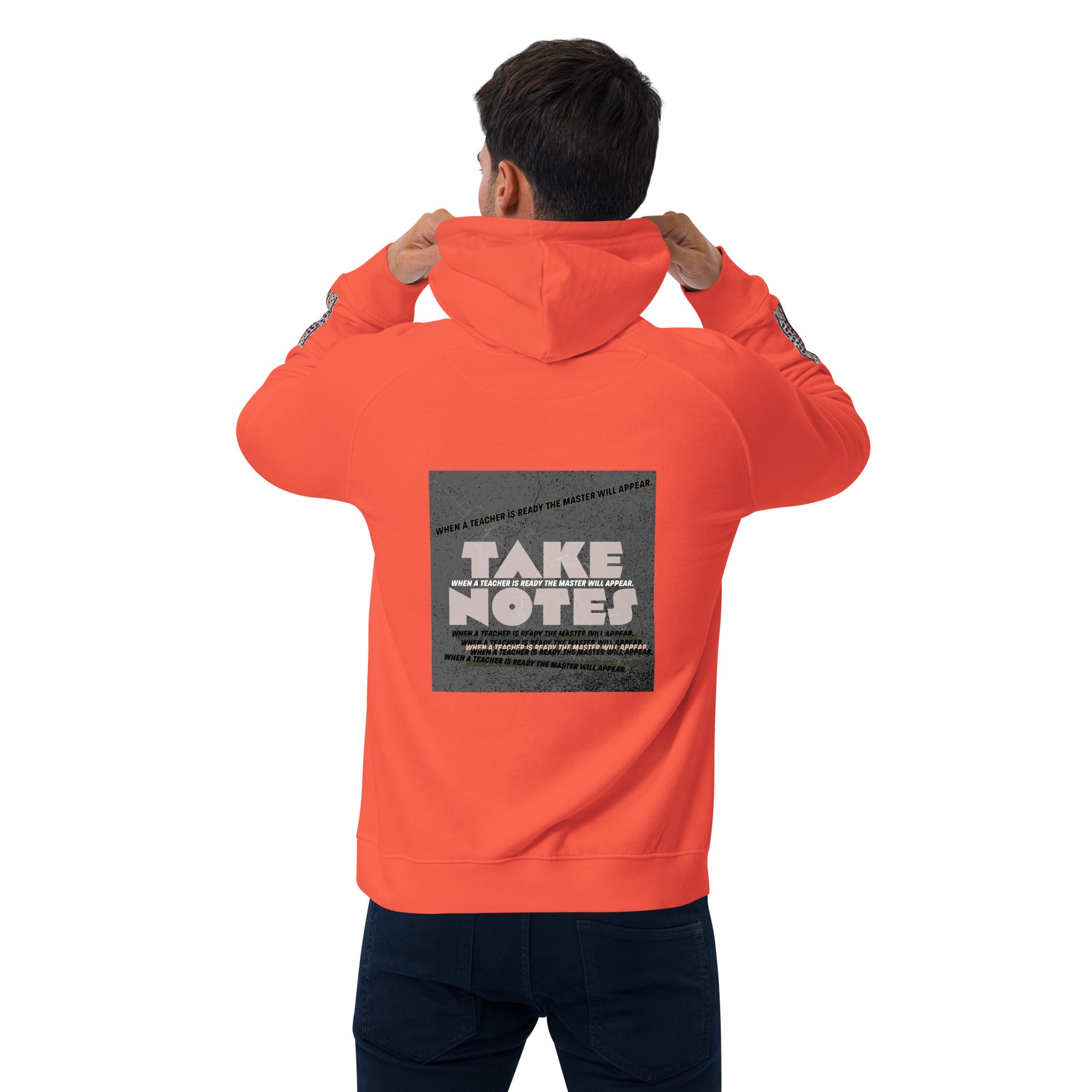 Take Notes #1 Unisex eco raglan hoodie