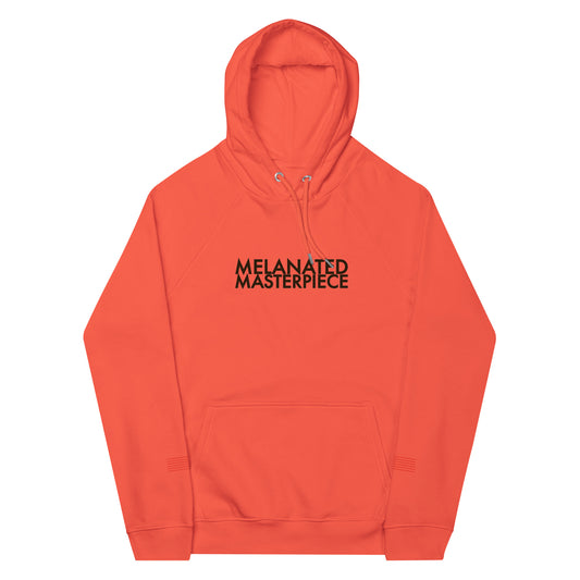 Melanated Masterpiece (Chocolates) Unisex eco raglan hoodie