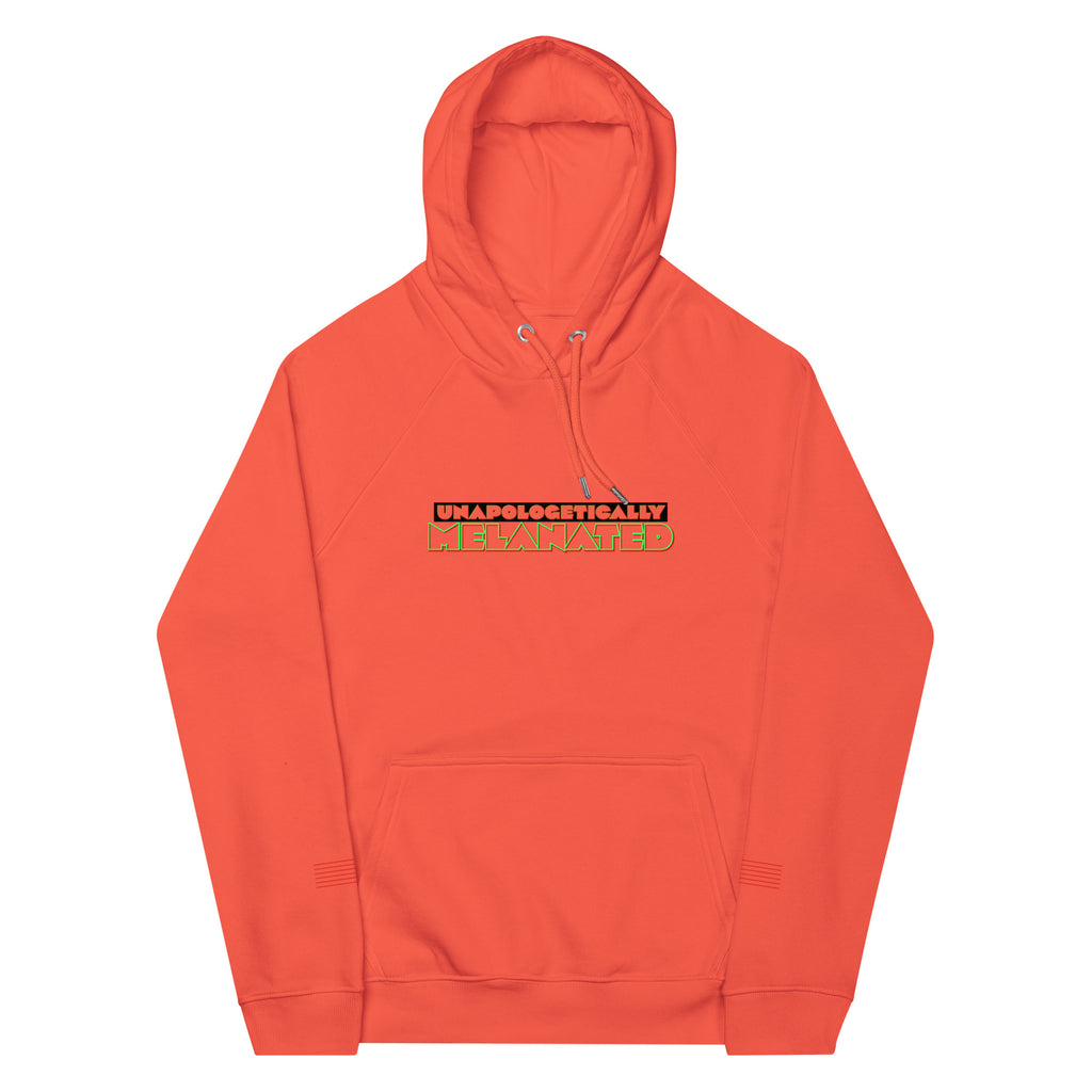 Unapologetically Melanated Unisex eco raglan hoodie
