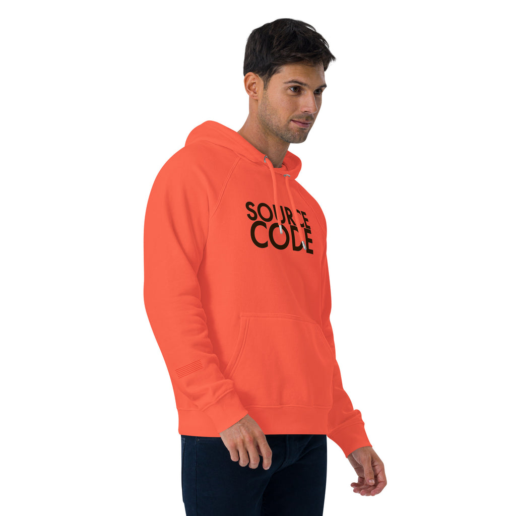 Source Code Perspective Unisex eco raglan hoodie