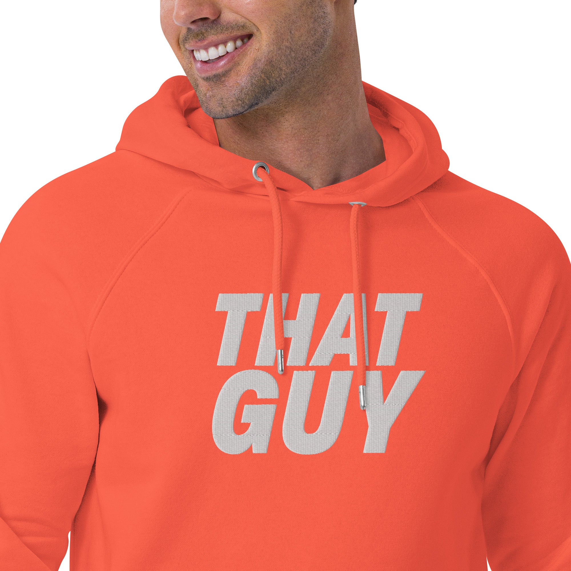 That Guy Unisex eco raglan hoodie