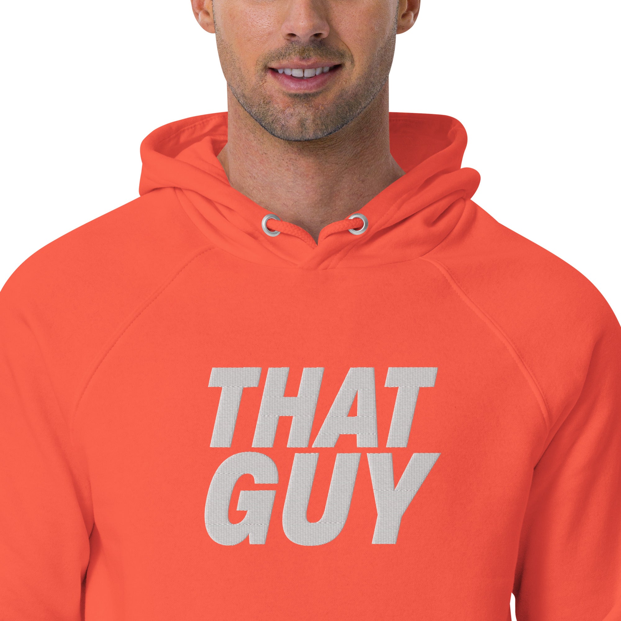 That Guy Unisex eco raglan hoodie