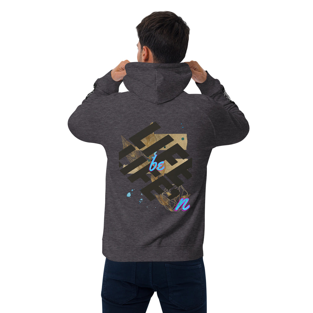 Yep Life be Life’n Unisex eco raglan hoodie