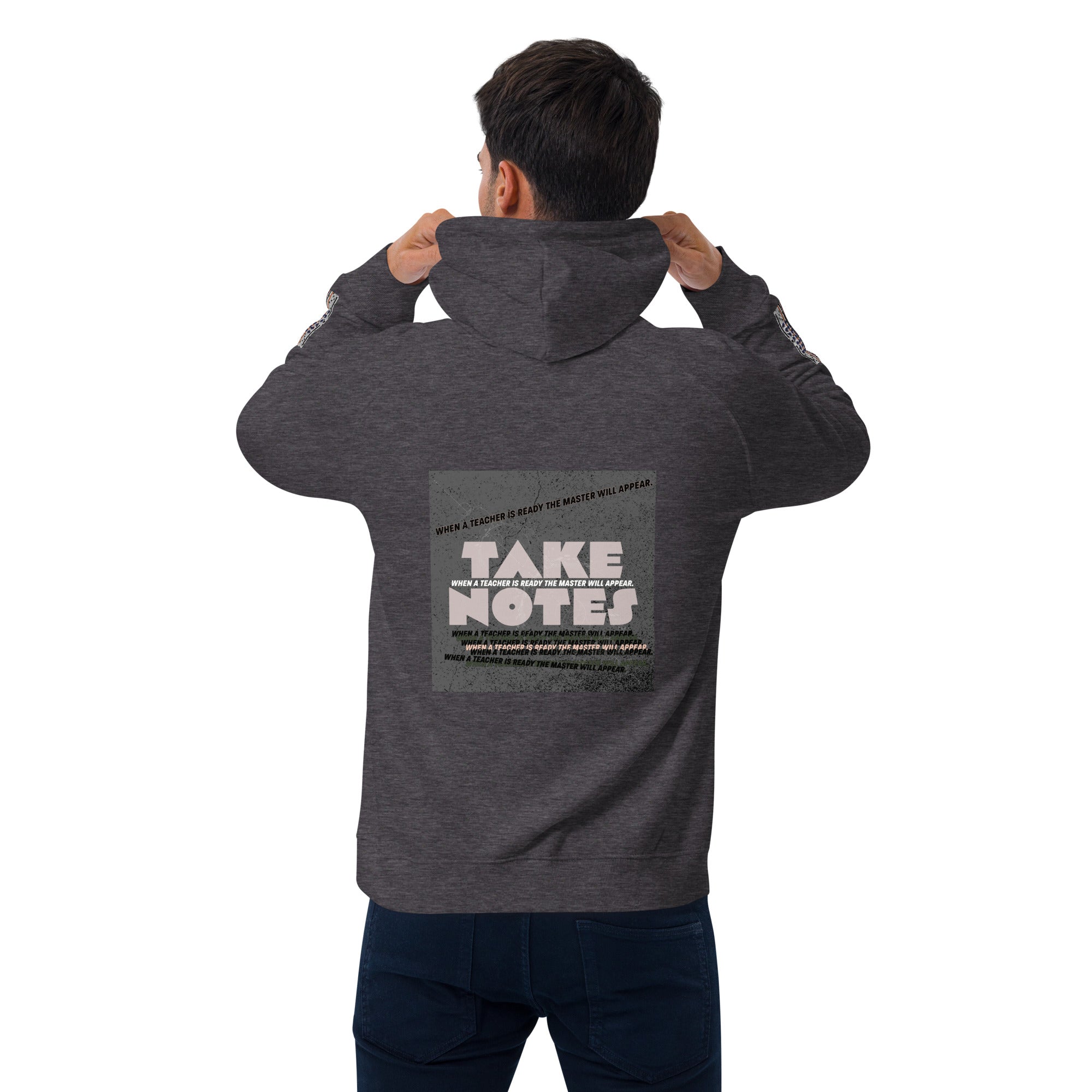 Take Notes #1 Unisex eco raglan hoodie