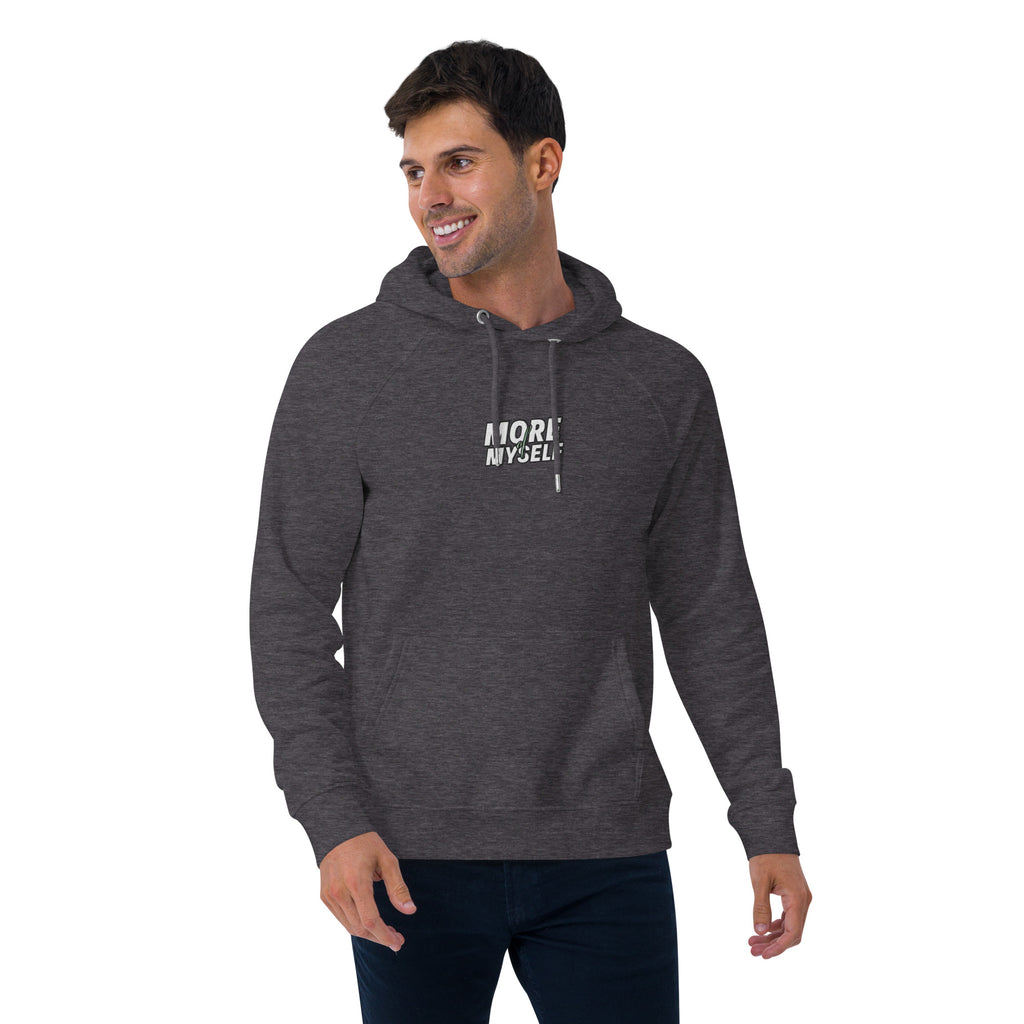 More of Myself 1 Unisex eco raglan hoodie