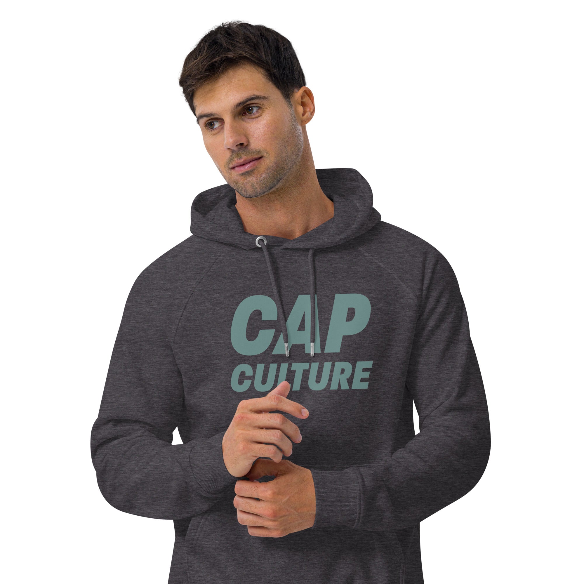 Cap Culture Crispy Unisex eco raglan hoodie