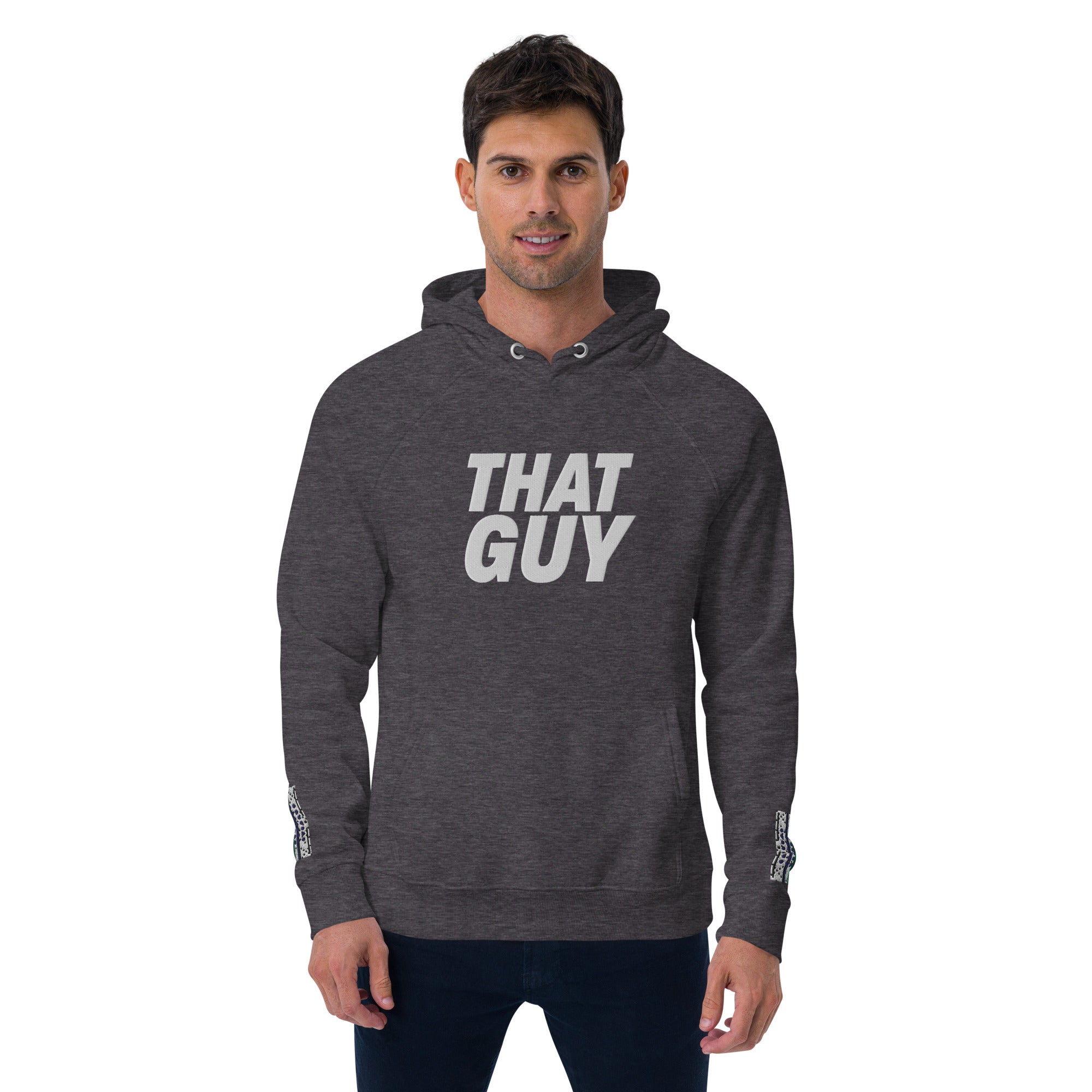 That Guy Unisex eco raglan hoodie