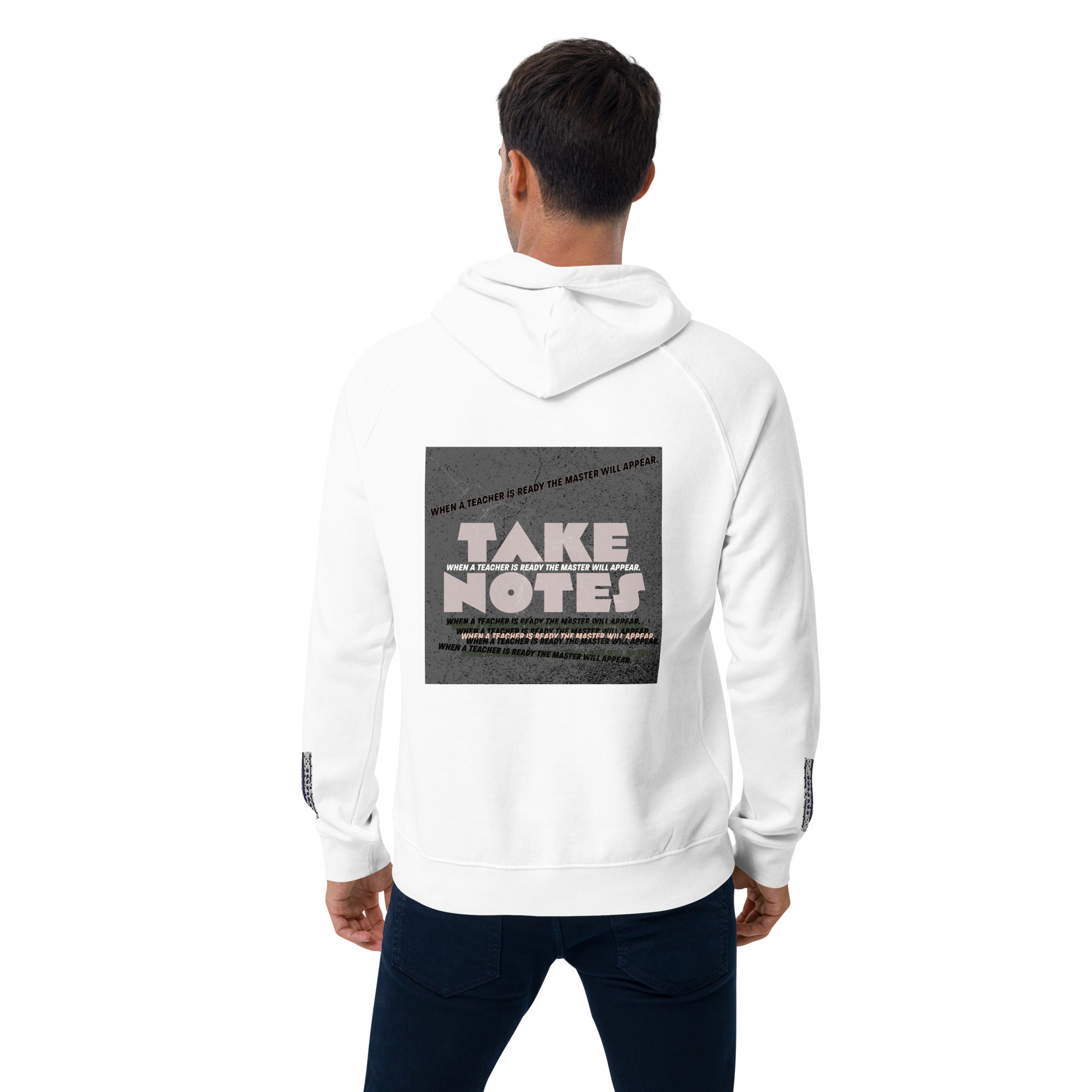 Take Notes #1 Unisex eco raglan hoodie