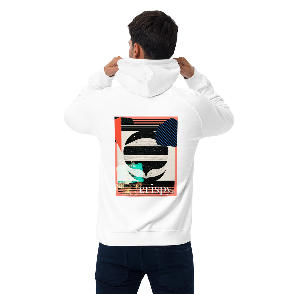 Dolphins Eat Rice Unisex eco raglan hoodie