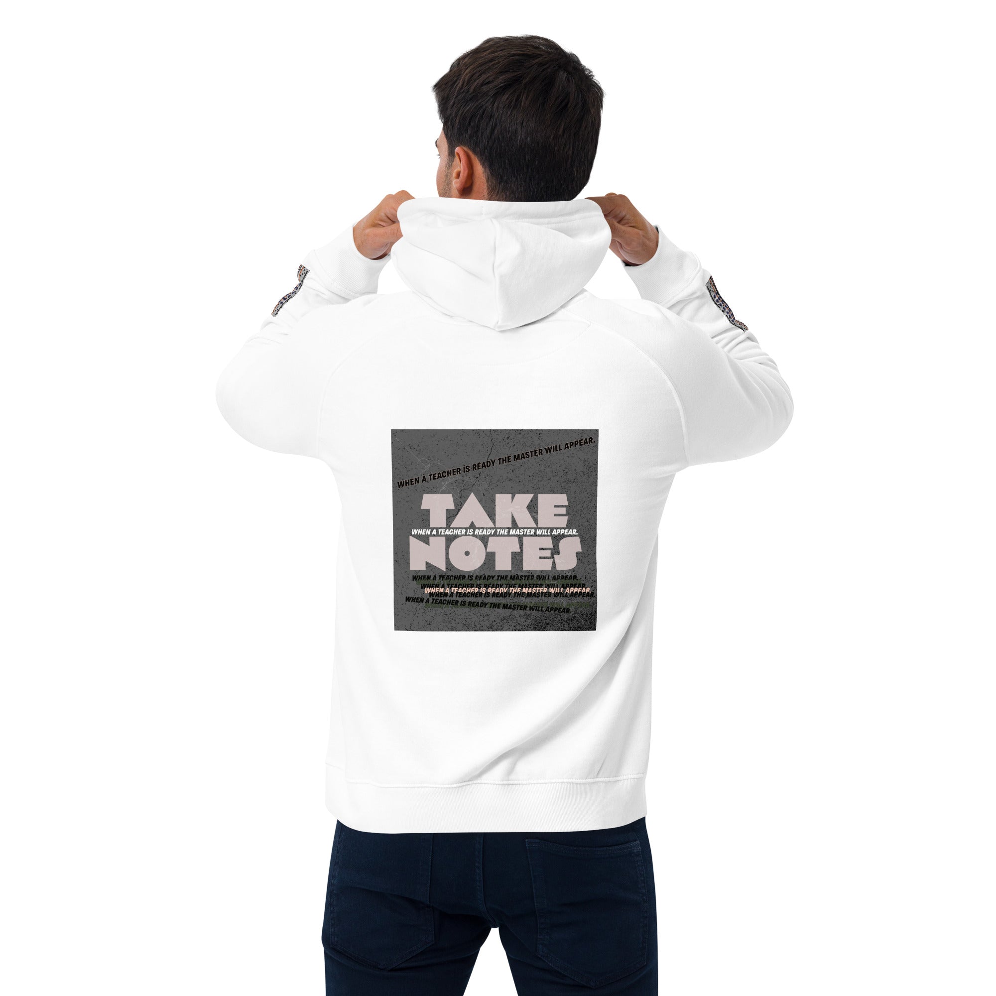 Take Notes #1 Unisex eco raglan hoodie