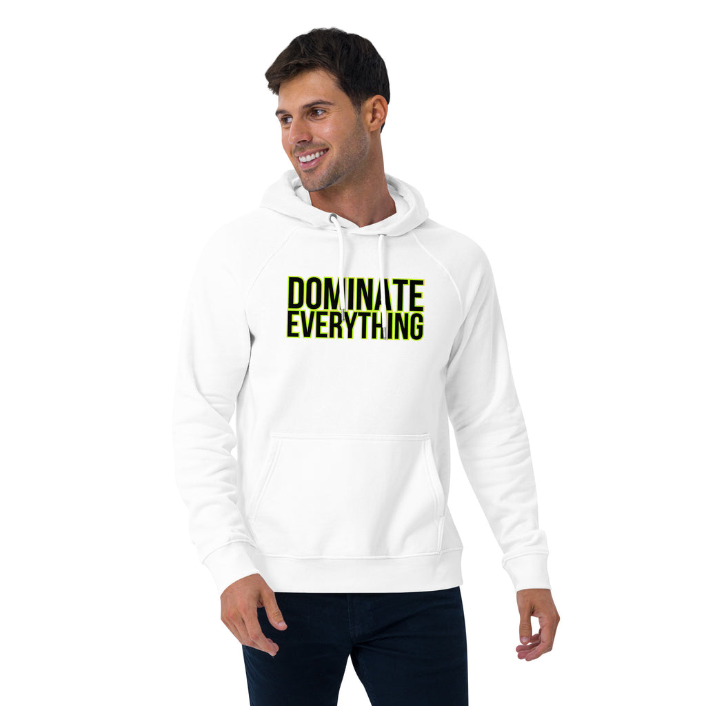 Dominate Everything Unisex eco raglan hoodie