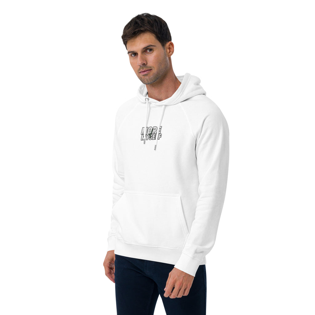 More of Myself 1 Unisex eco raglan hoodie