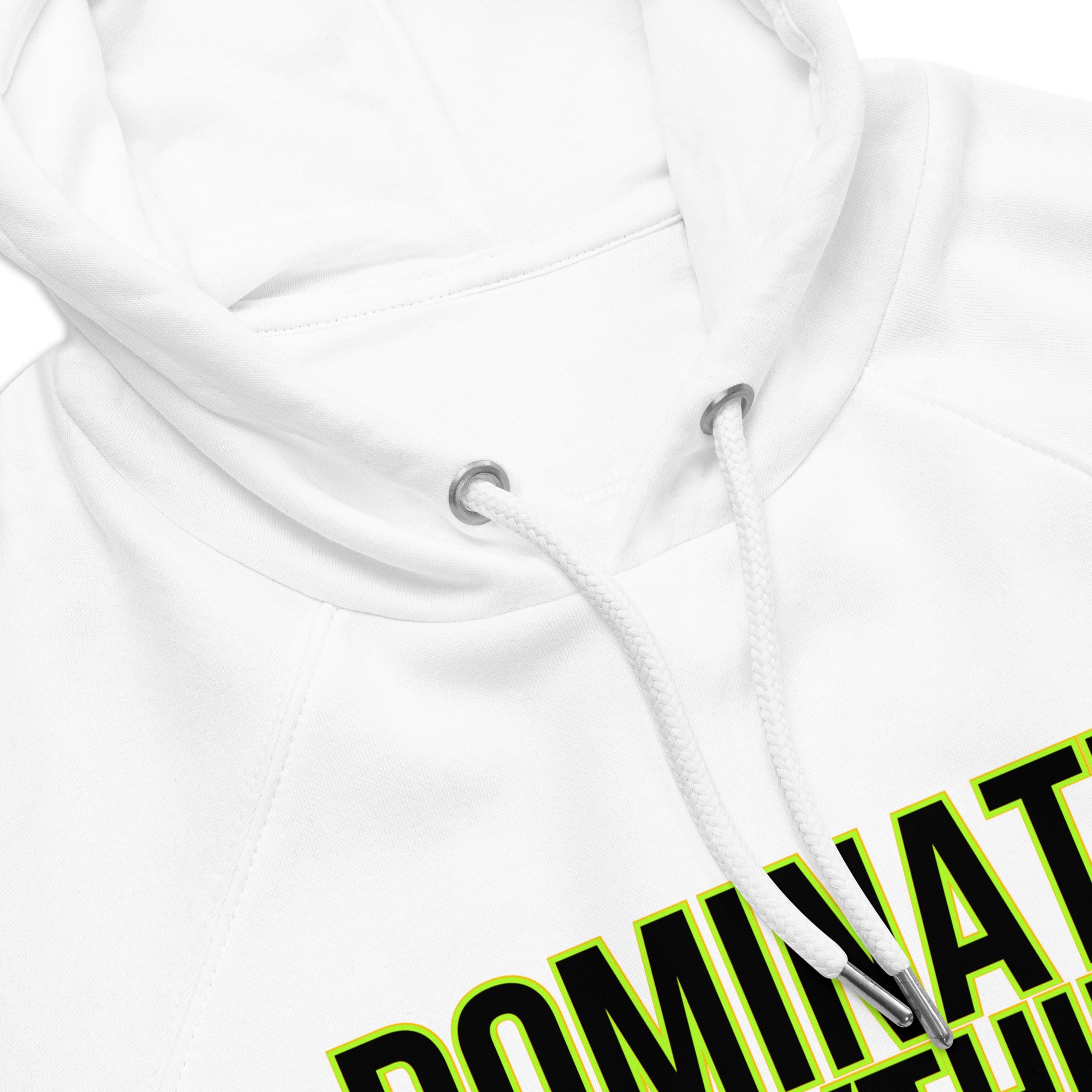 Dominate Everything Unisex eco raglan hoodie