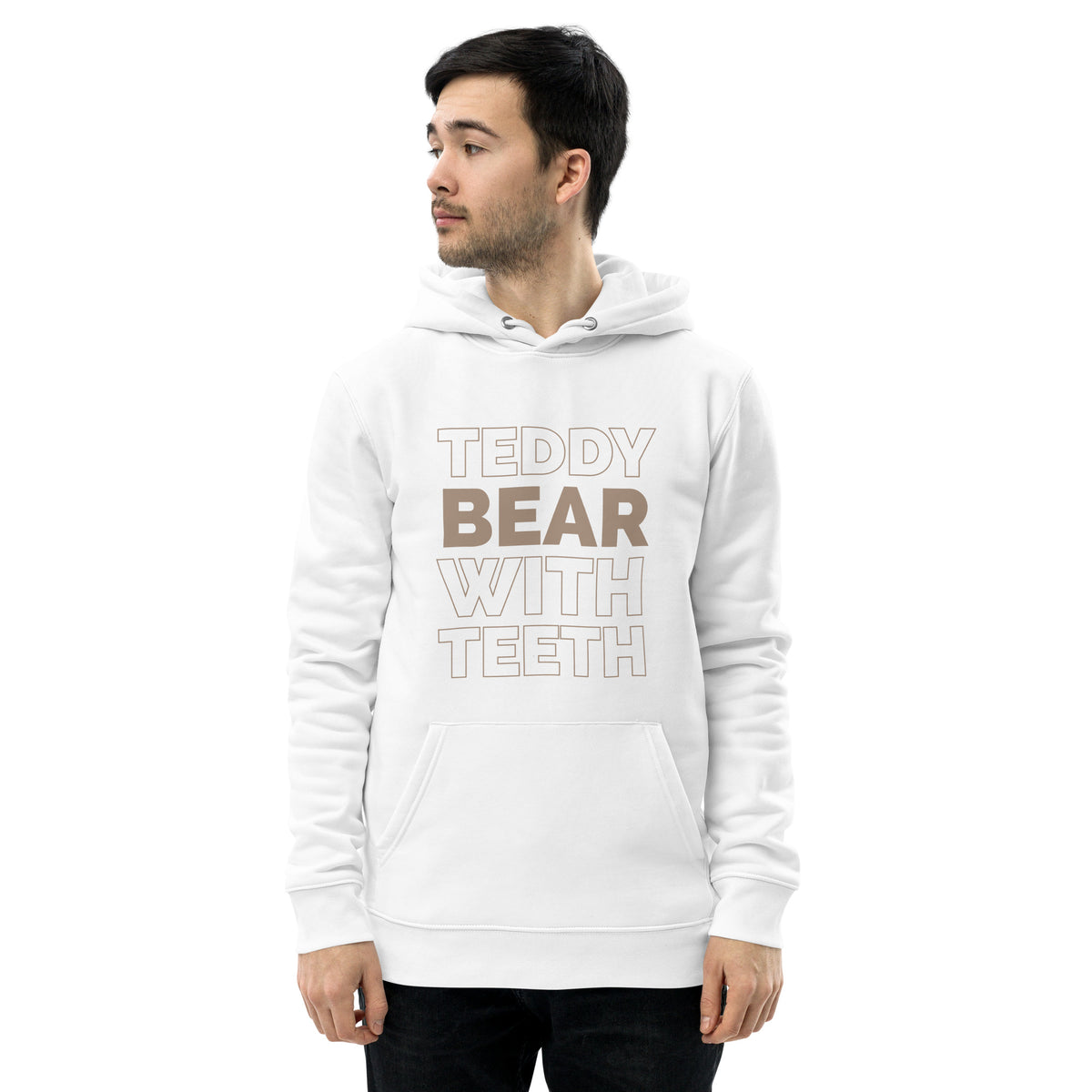 Teedy Bear with Teeth Unisex essential eco hoodie