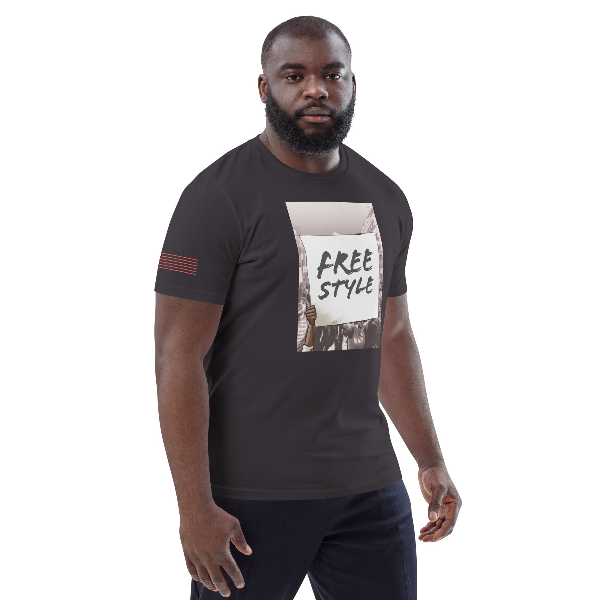 Free Style Unisex organic cotton t-shirt