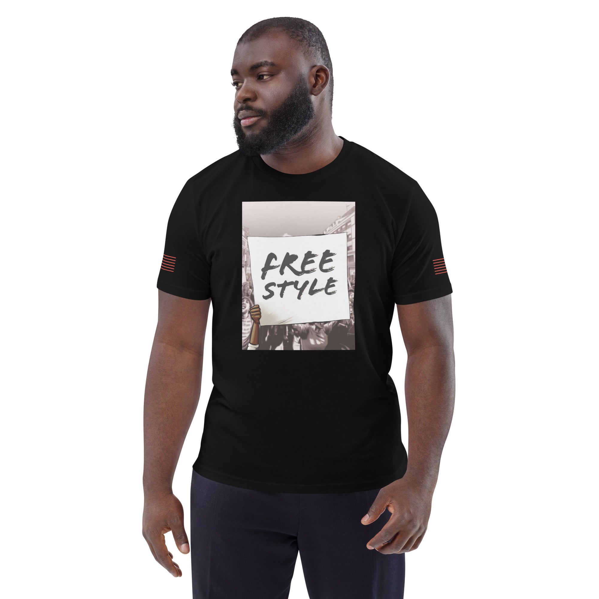 Free Style Unisex organic cotton t-shirt