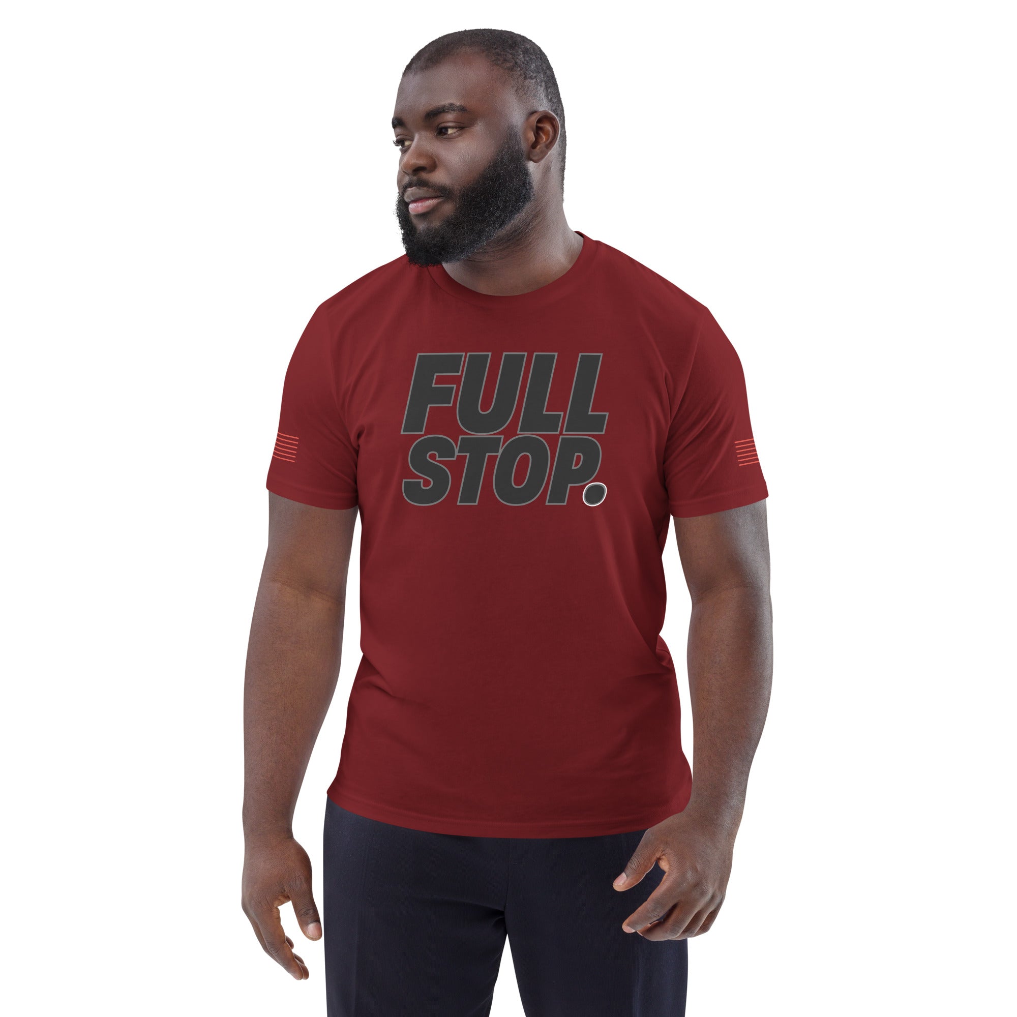 Full Stop. Unisex organic cotton t-shirt