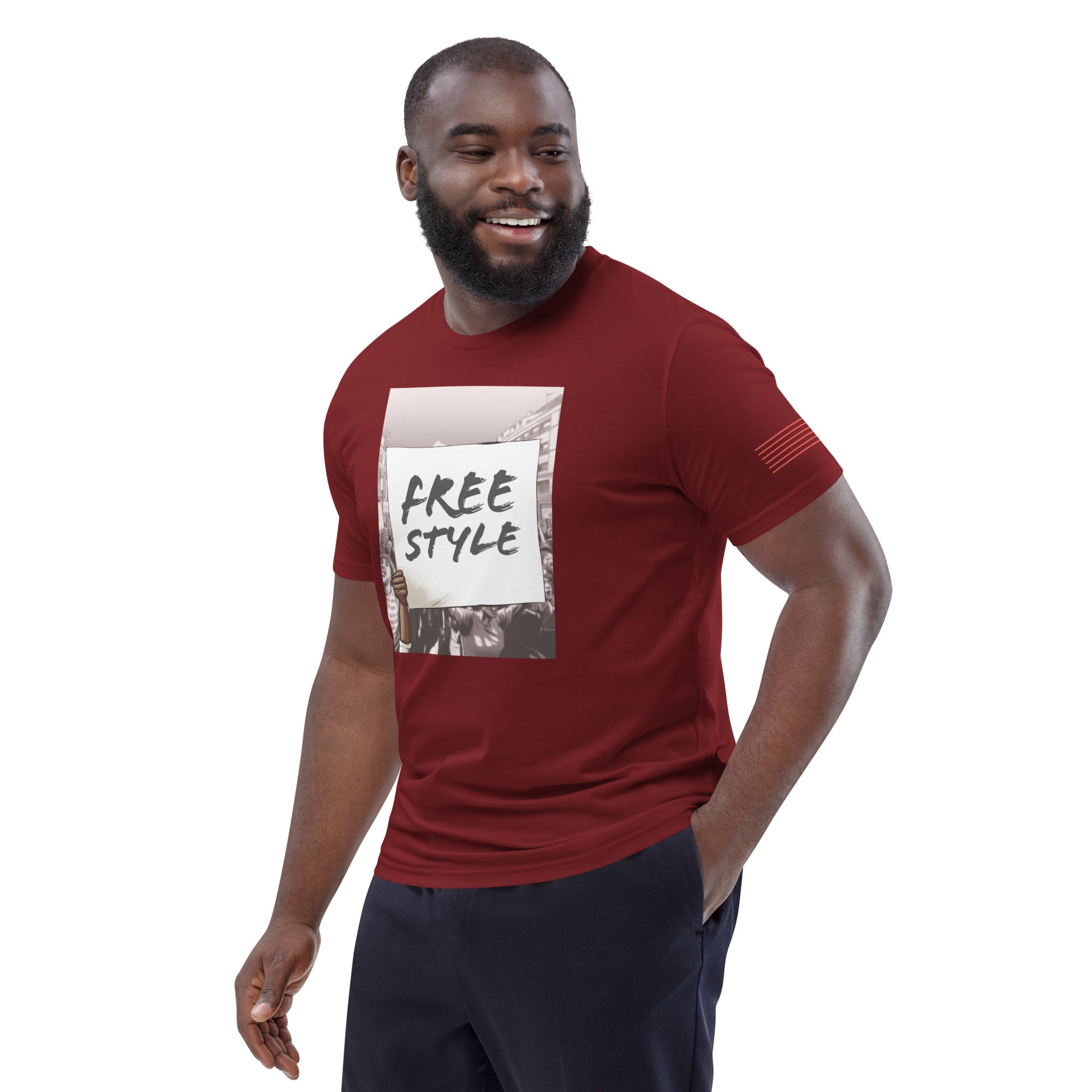 Free Style Unisex organic cotton t-shirt