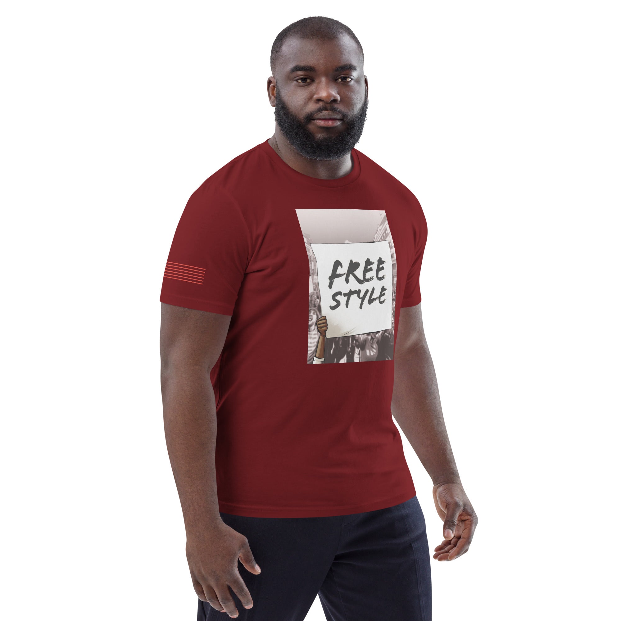 Free Style Unisex organic cotton t-shirt