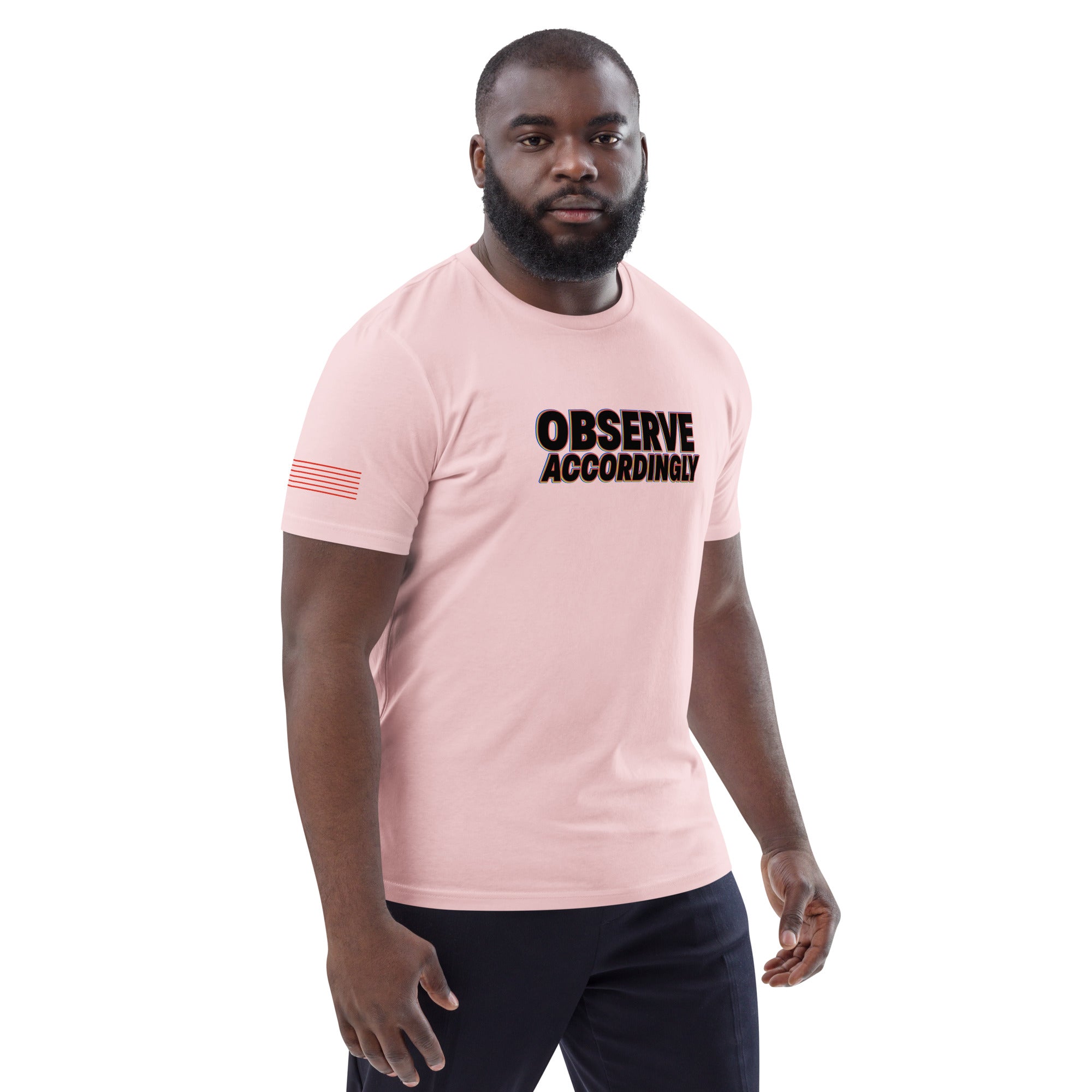 Observe Accordingly Unisex organic cotton t-shirt