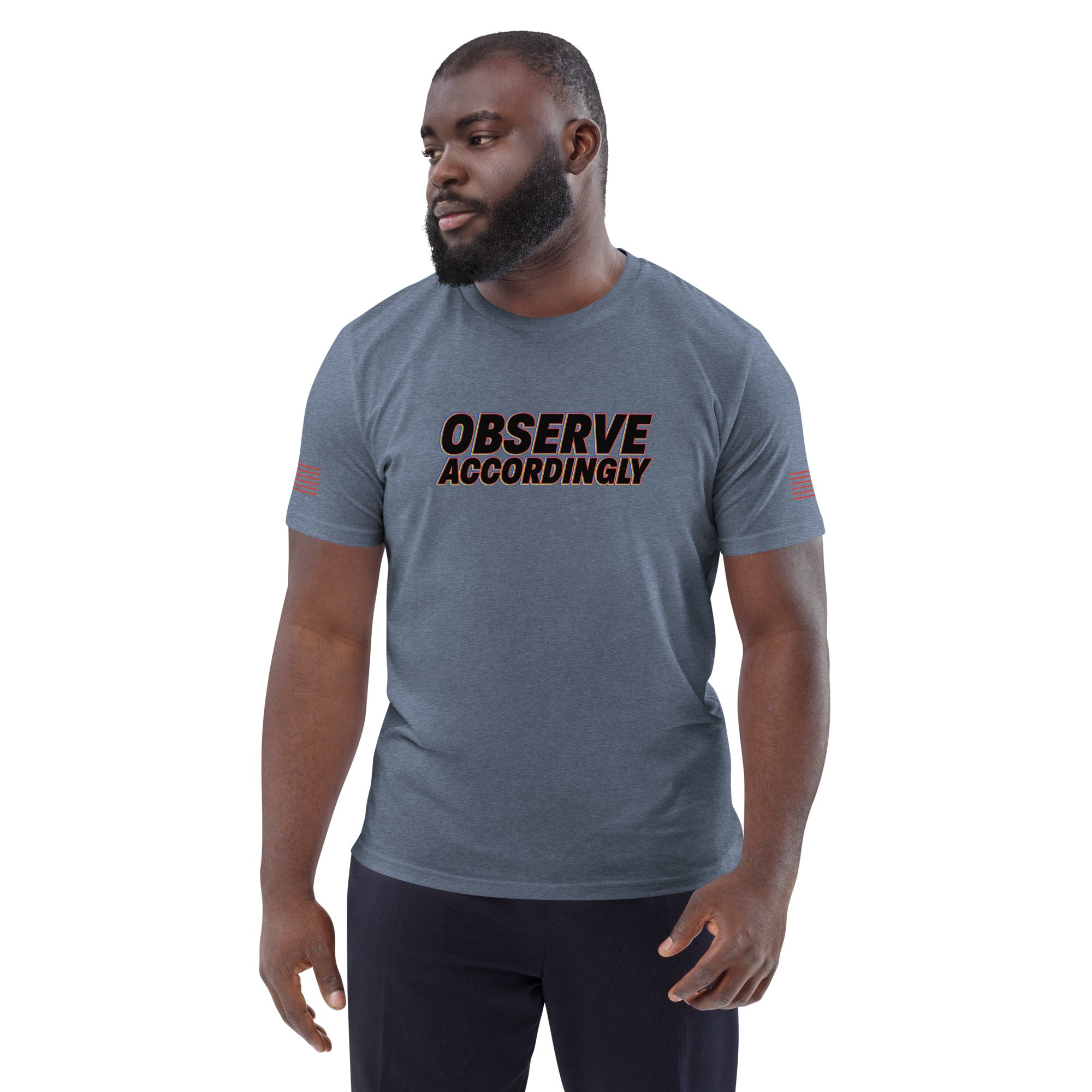 Observe Accordingly Unisex organic cotton t-shirt