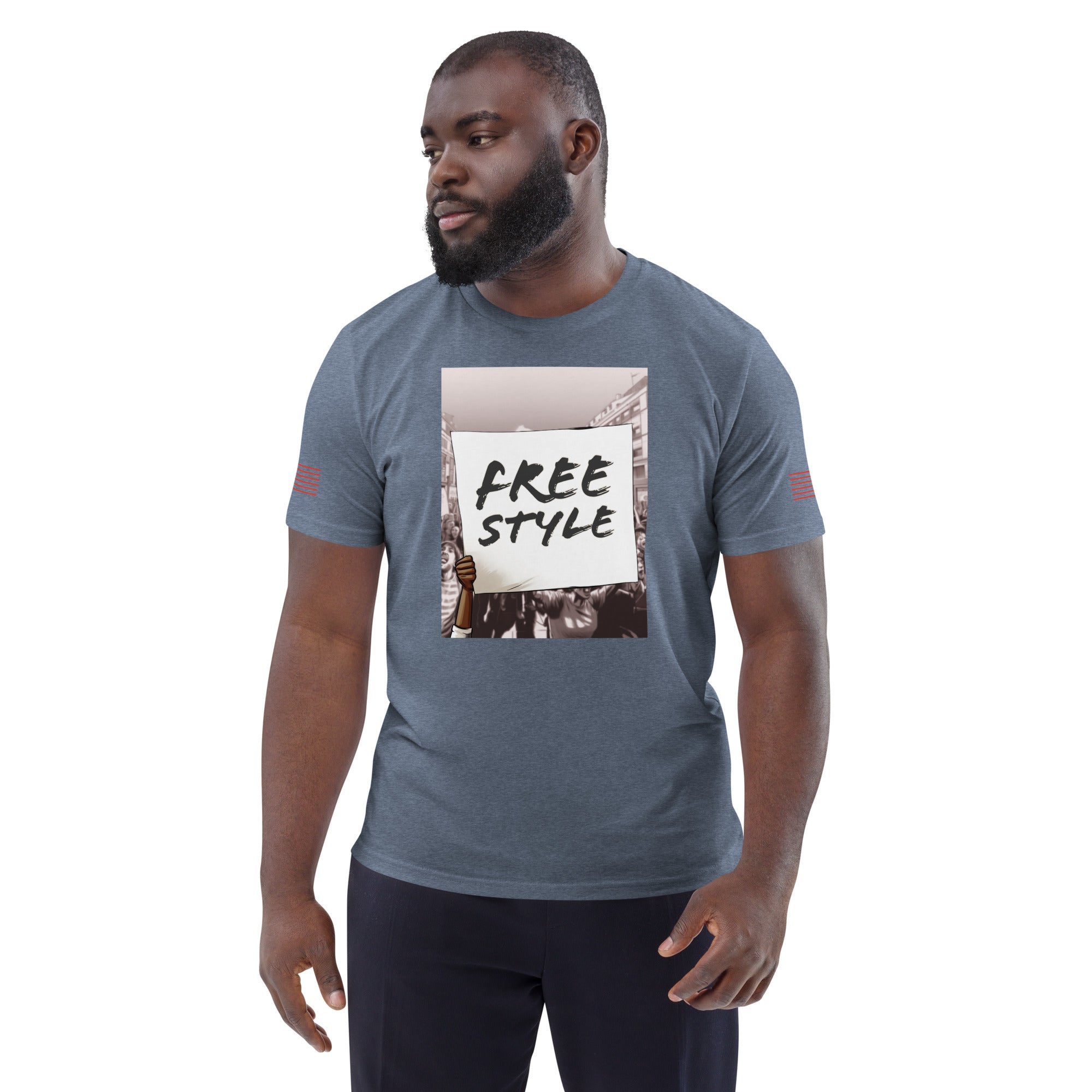 Free Style Unisex organic cotton t-shirt