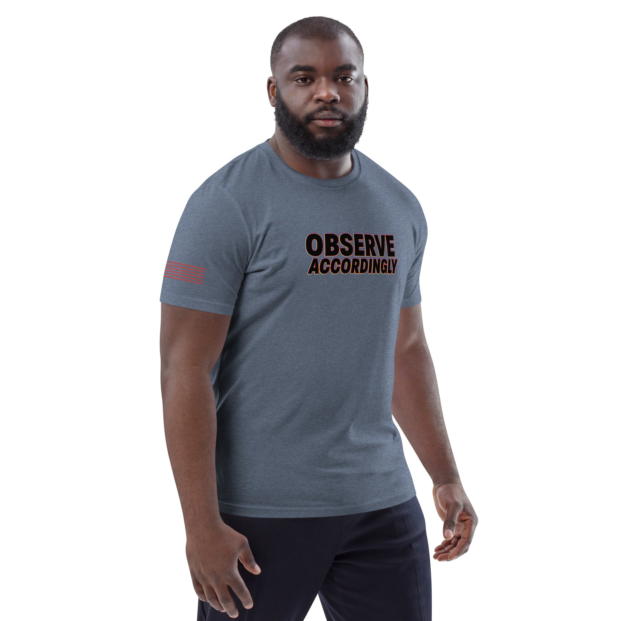 Observe Accordingly Unisex organic cotton t-shirt