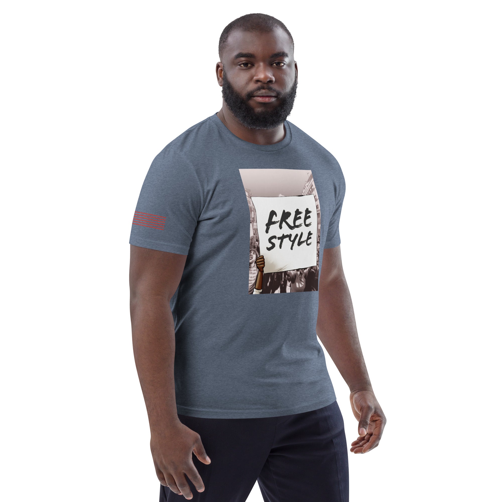 Free Style Unisex organic cotton t-shirt