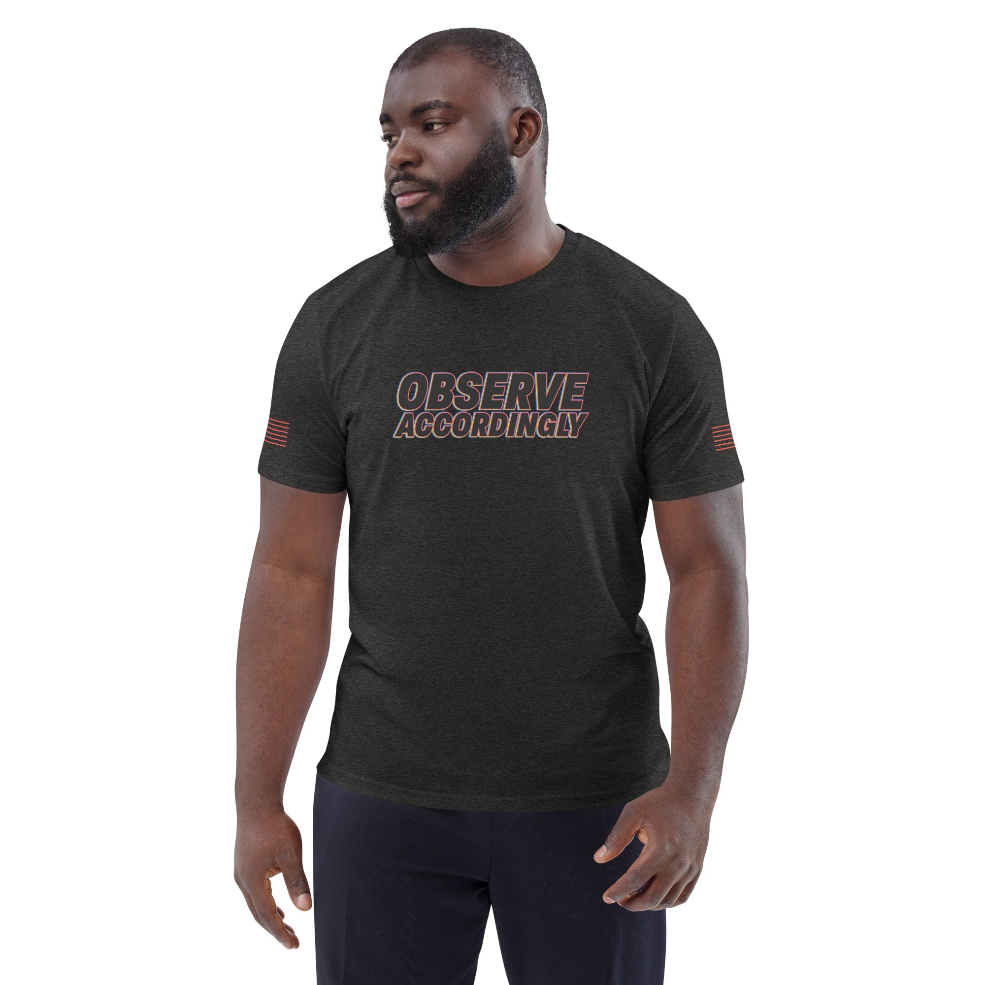 Observe Accordingly Unisex organic cotton t-shirt